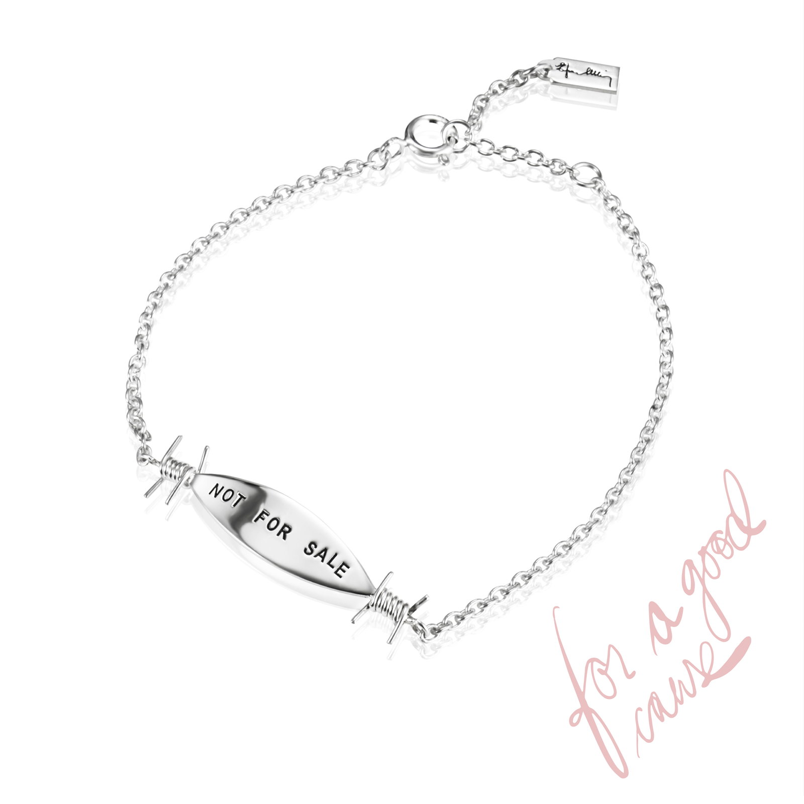 Efva Attling Not For Sale Bracelet. 16/17.5/19 - SILVER