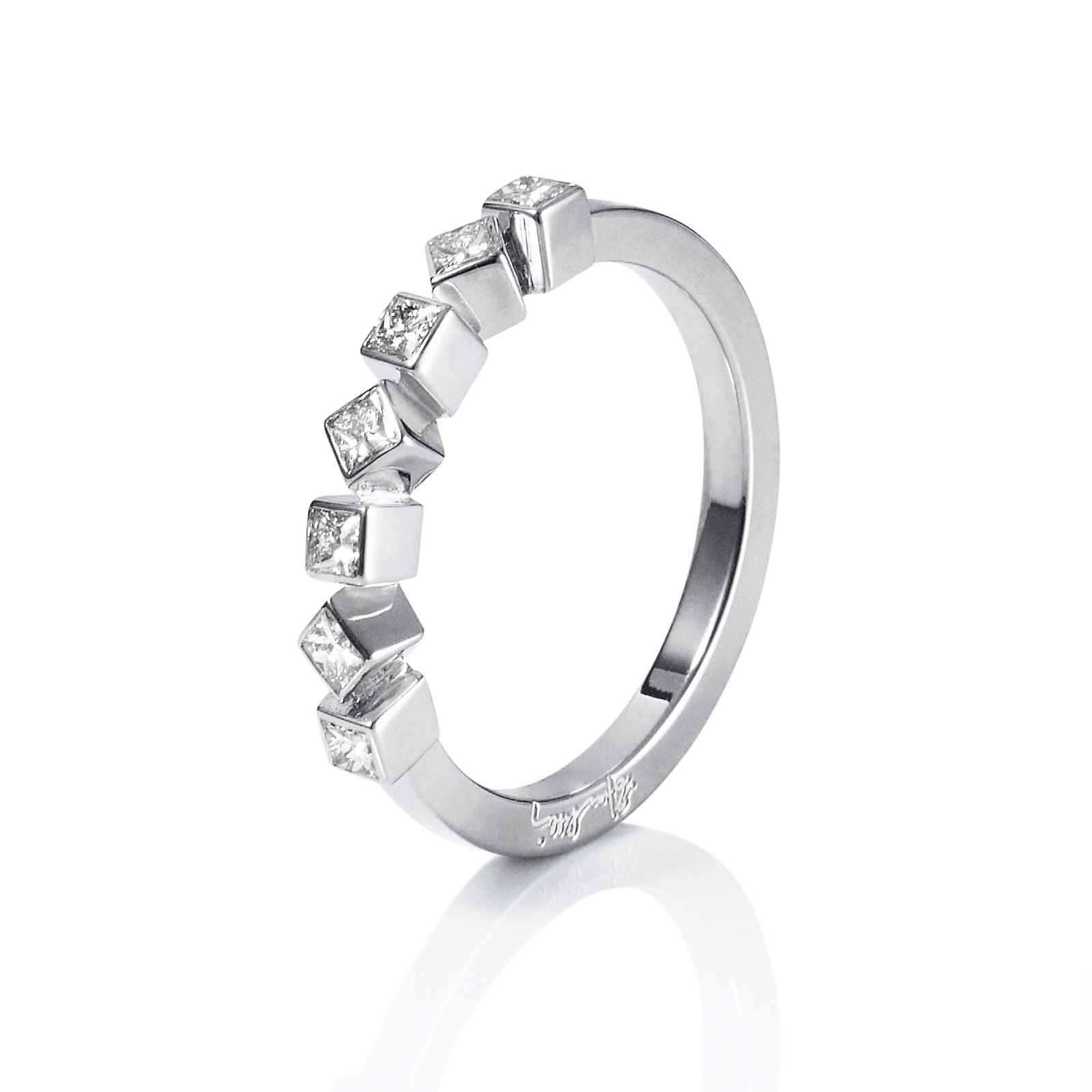 Efva Attling Love Dice & Stars Ring 15.50 - VITGULD