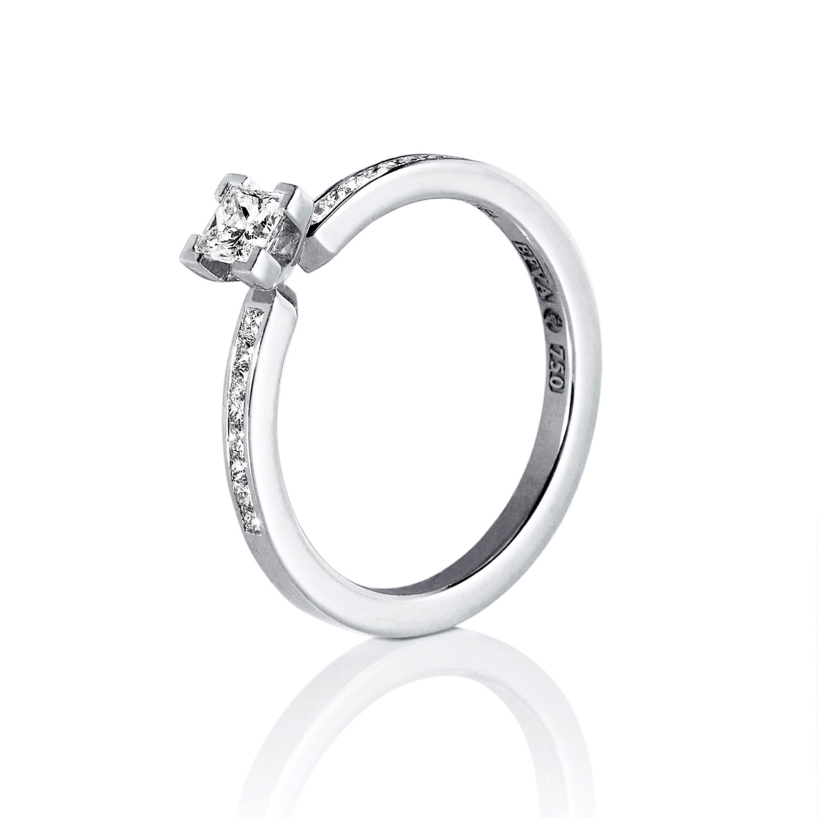 Efva Attling Pop Star Ring 0.30 ct 18.00 - VITGULD
