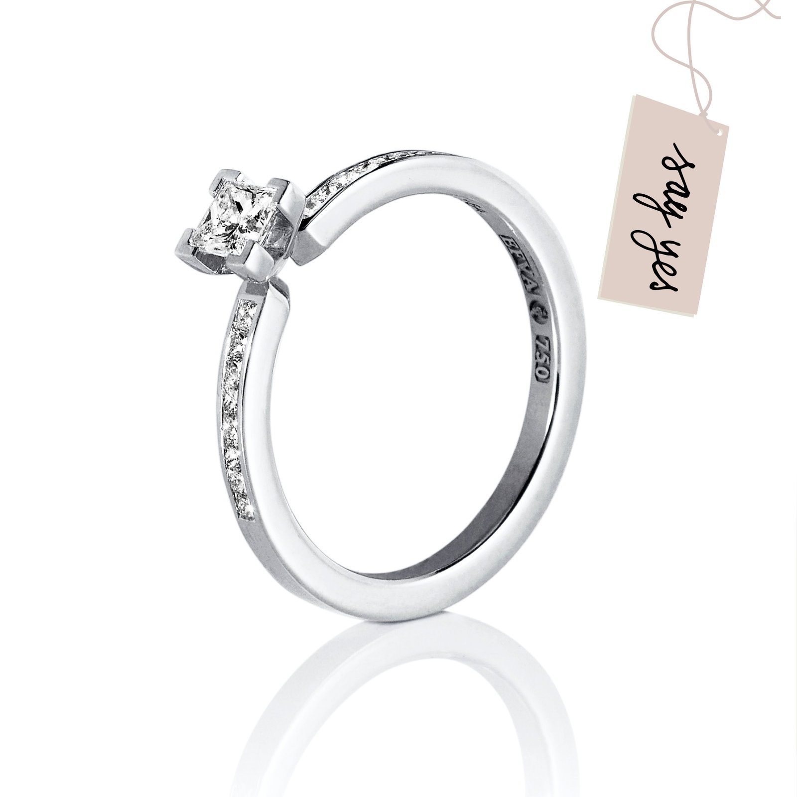 Efva Attling Pop Star Ring 0.30 ct 17.50 – HYRA RING: SILVER