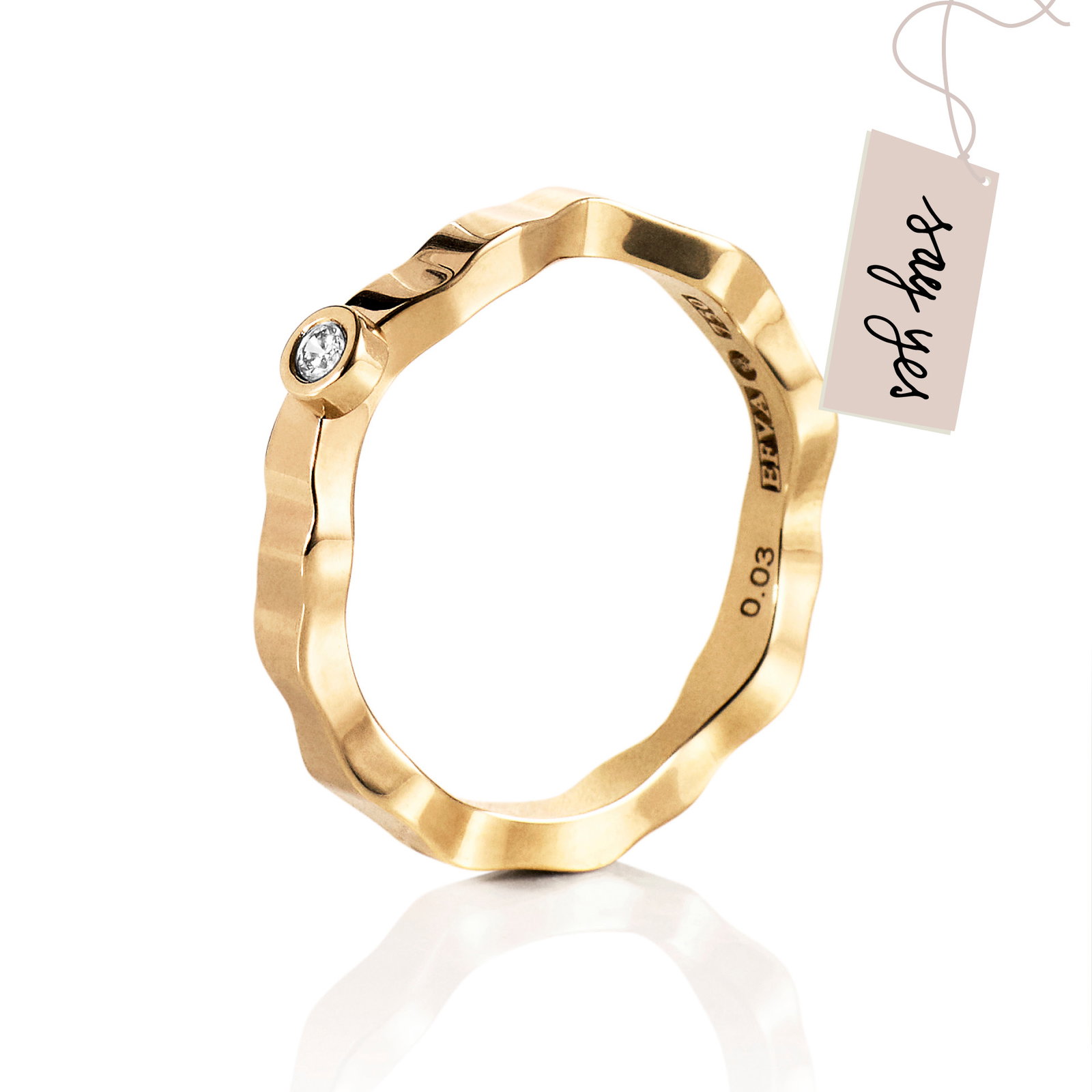 Efva Attling Future Perfect Star Ring 17.50 - HYRA RING: GULD