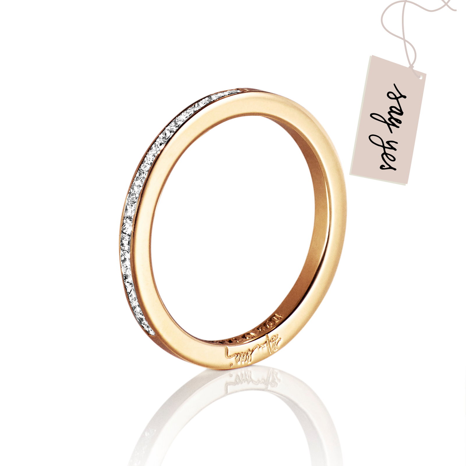 Efva Attling Side Star Ring 17.50 - HYRA RING: GULD