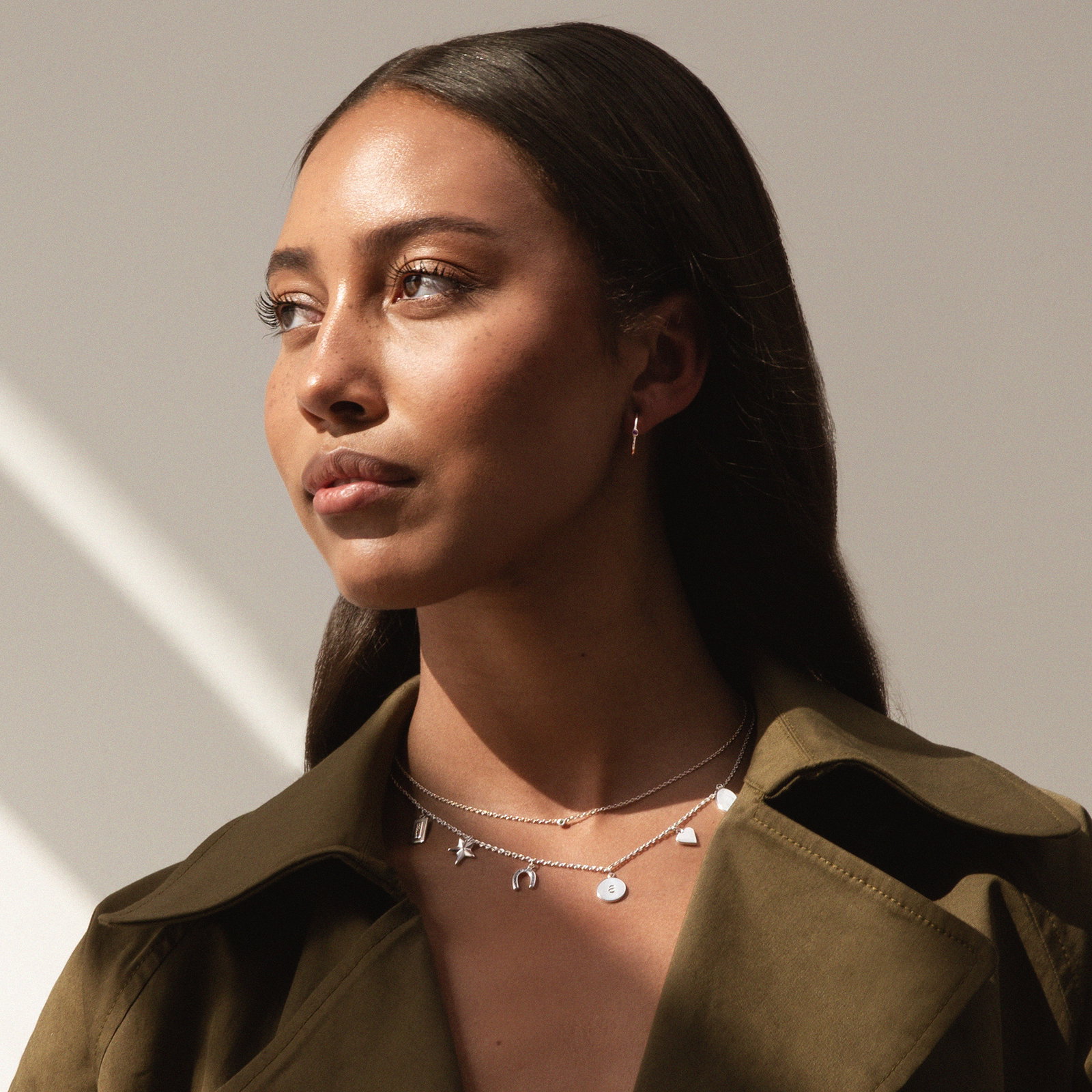 Micro Blink Necklace - Green Emerald bild 2