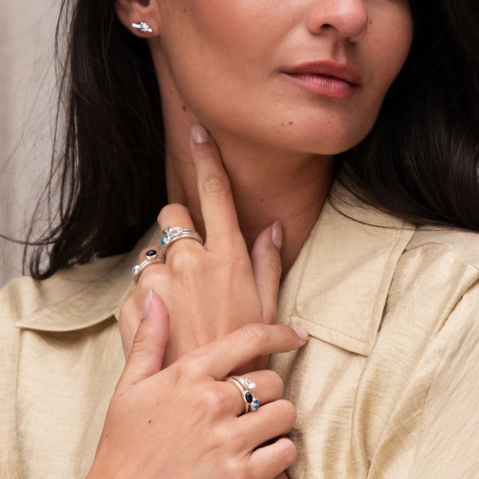 Love Bead Ring - Rose Quartz bild 2