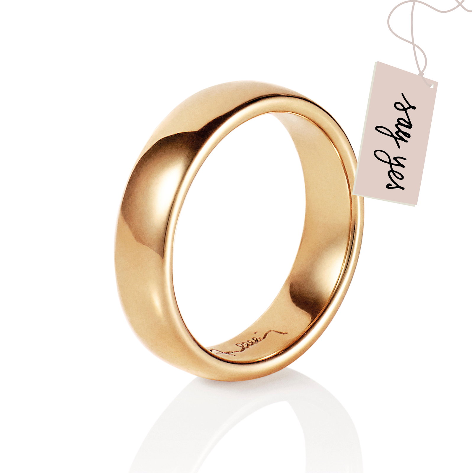 Efva Attling Smooth Ring 20.00 - HYRA RING: GULD
