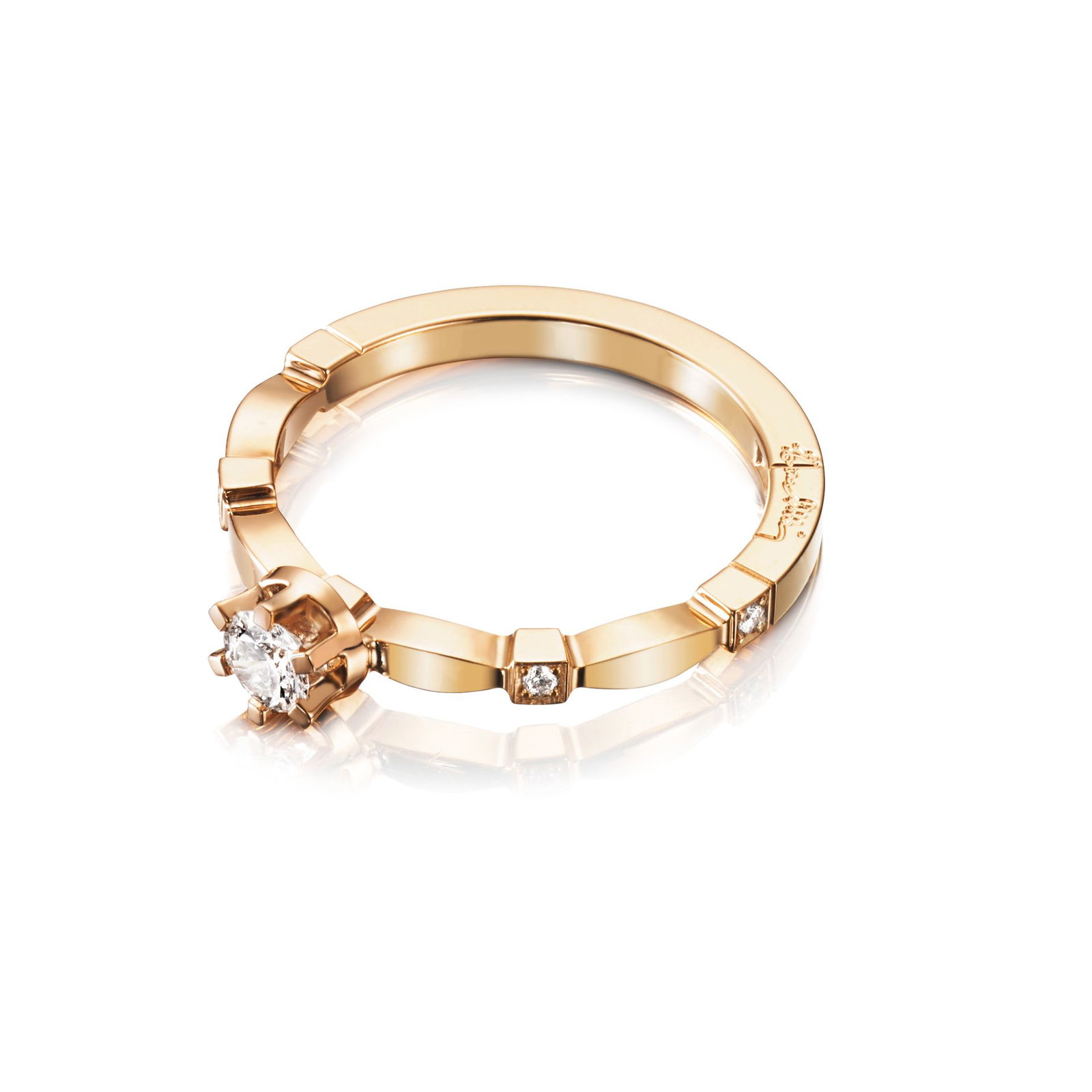 Forget Me Not Star Ring 0.19 ct bild 4