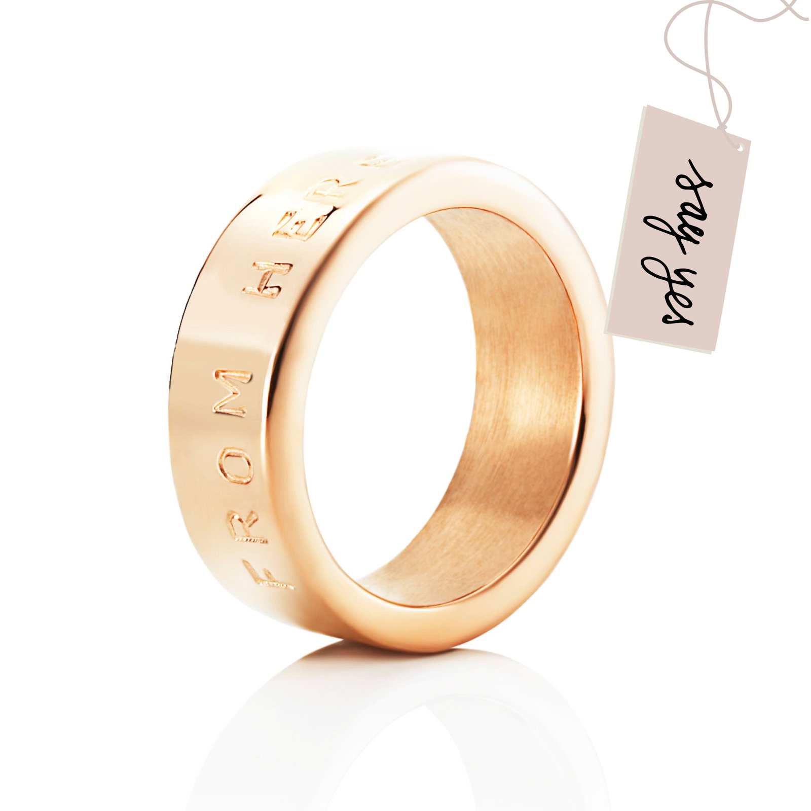 Efva Attling From Here To Eternity Stamped Ring 20.00 - HYRA RING: GULD