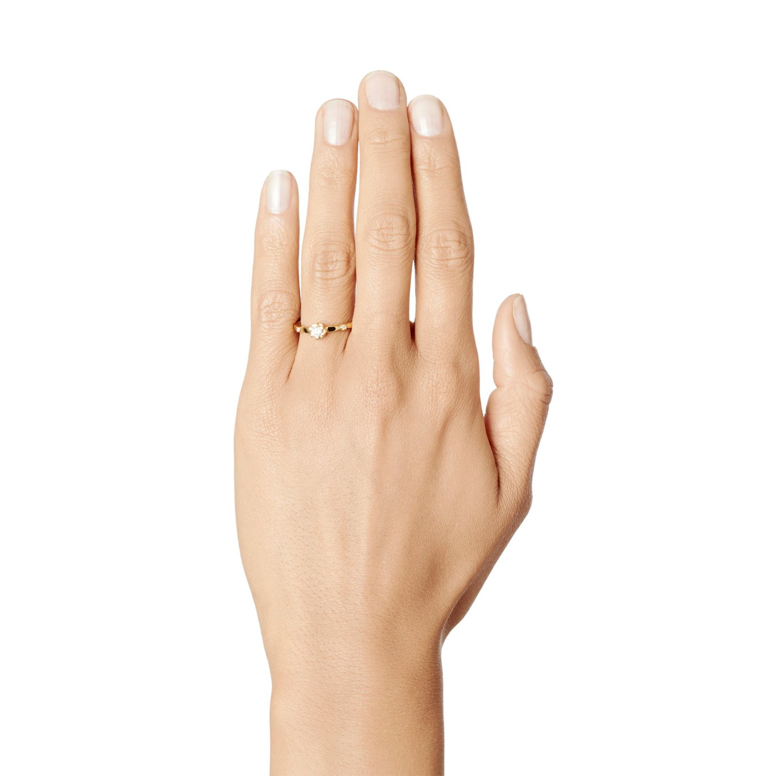 Forget Me Not Star Ring 0.19 ct bild 7