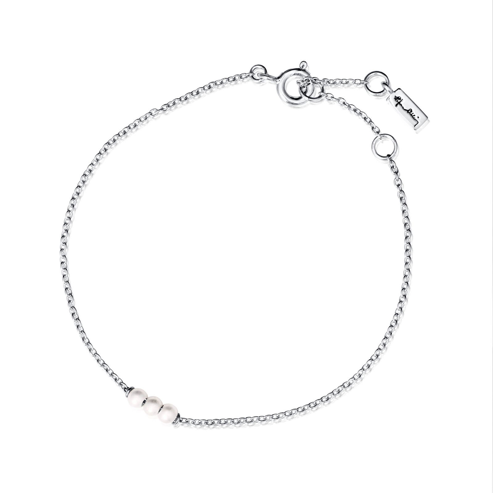 Efva Attling My Little Pearl Bracelet 16/17.5/19 - SILVER