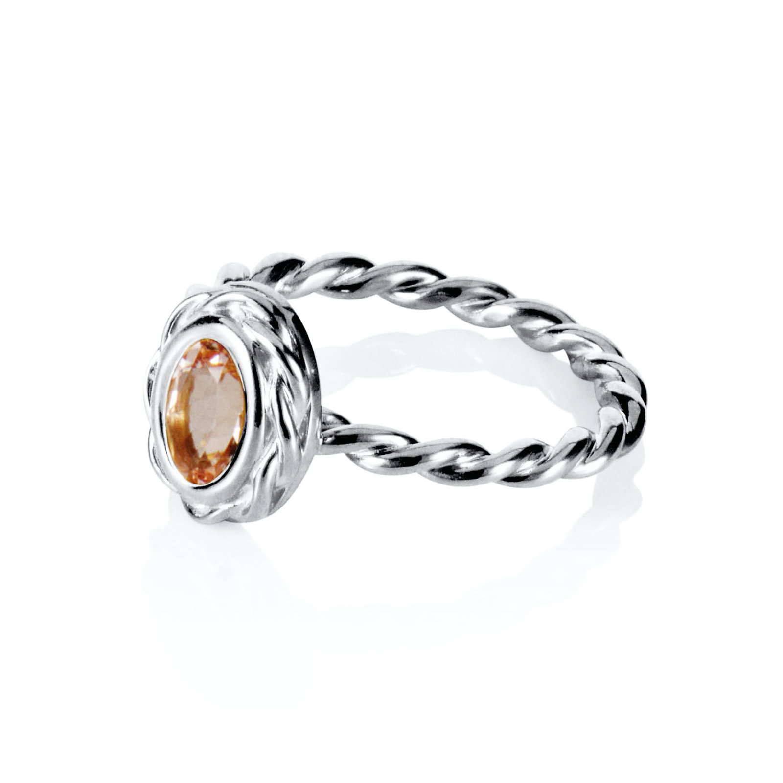 Wrapped Colour Ring - Morganite bild 4