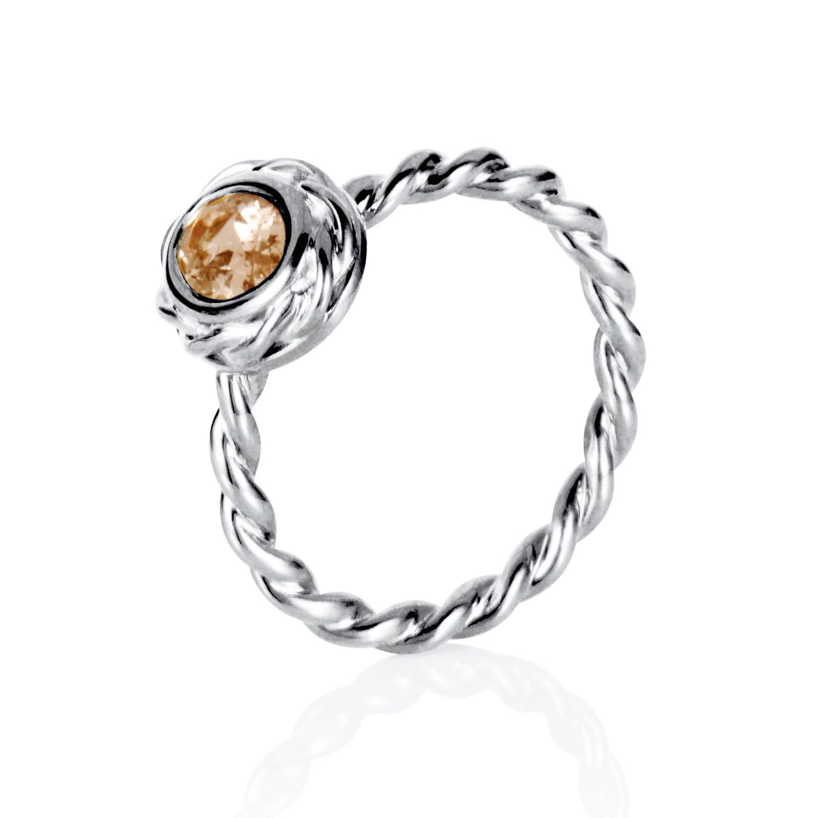Wrapped Colour Ring - Morganite bild 3