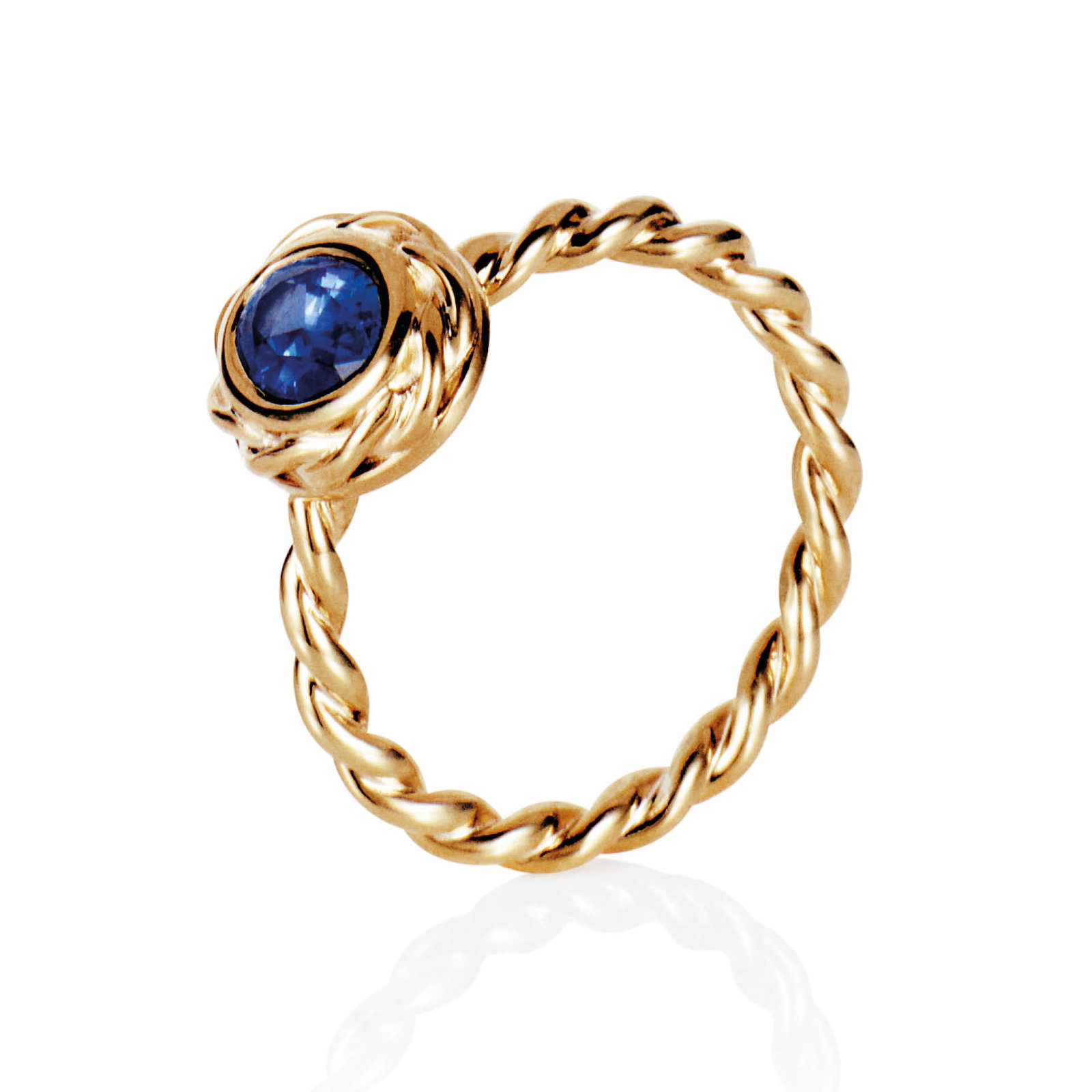 Wrapped Colour Ring - Blue Sapphire bild 3