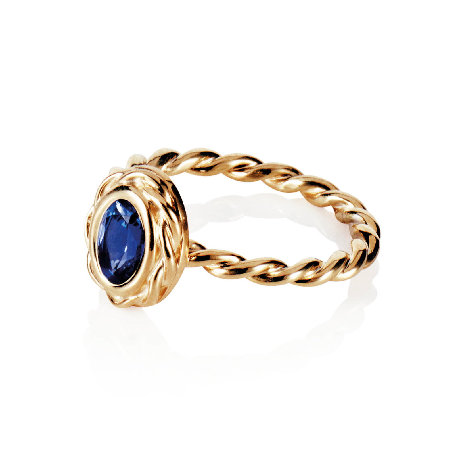 Wrapped Colour Ring - Blue Sapphire bild 4