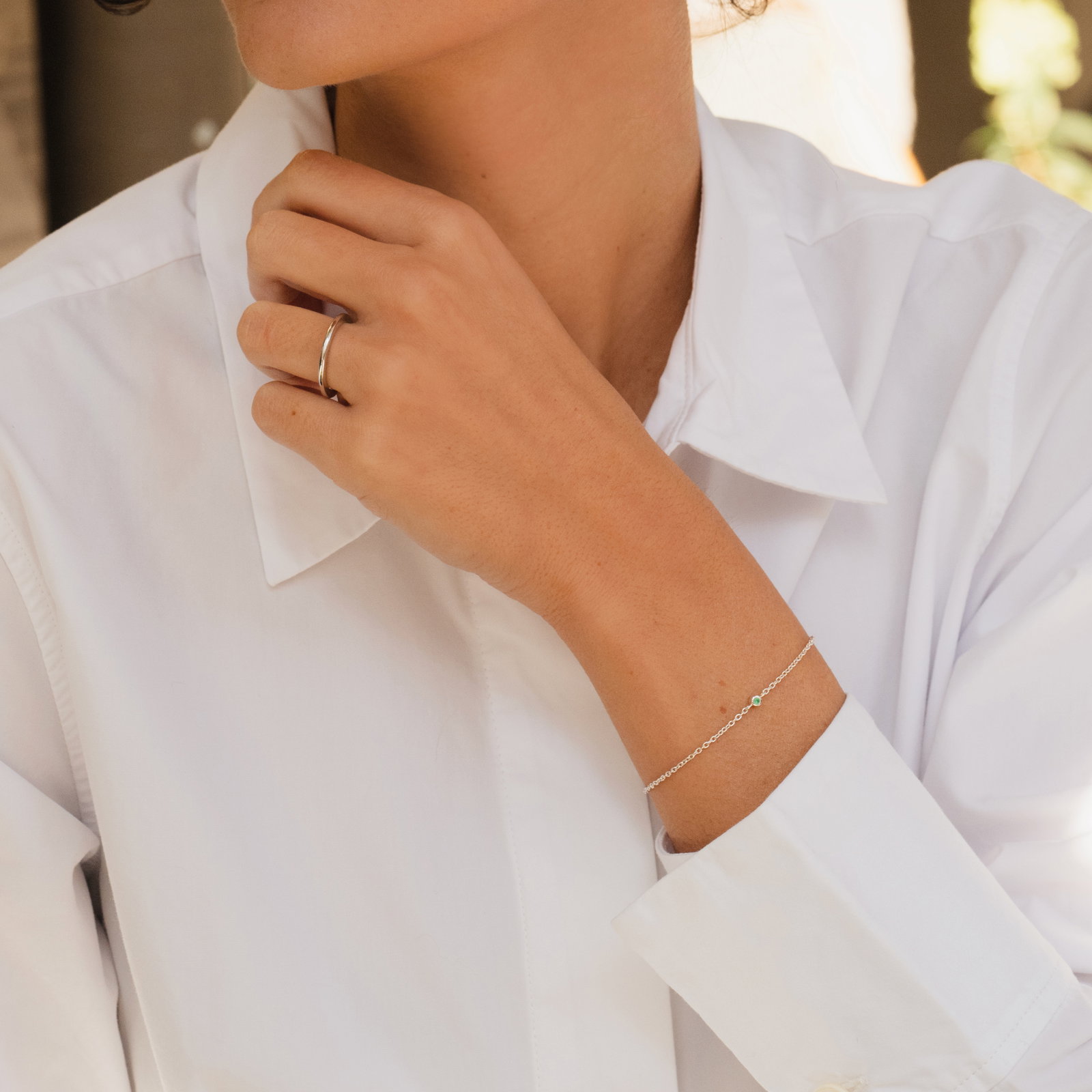 Micro Blink Bracelet - Green Emerald 16/17.5/19 bild 2