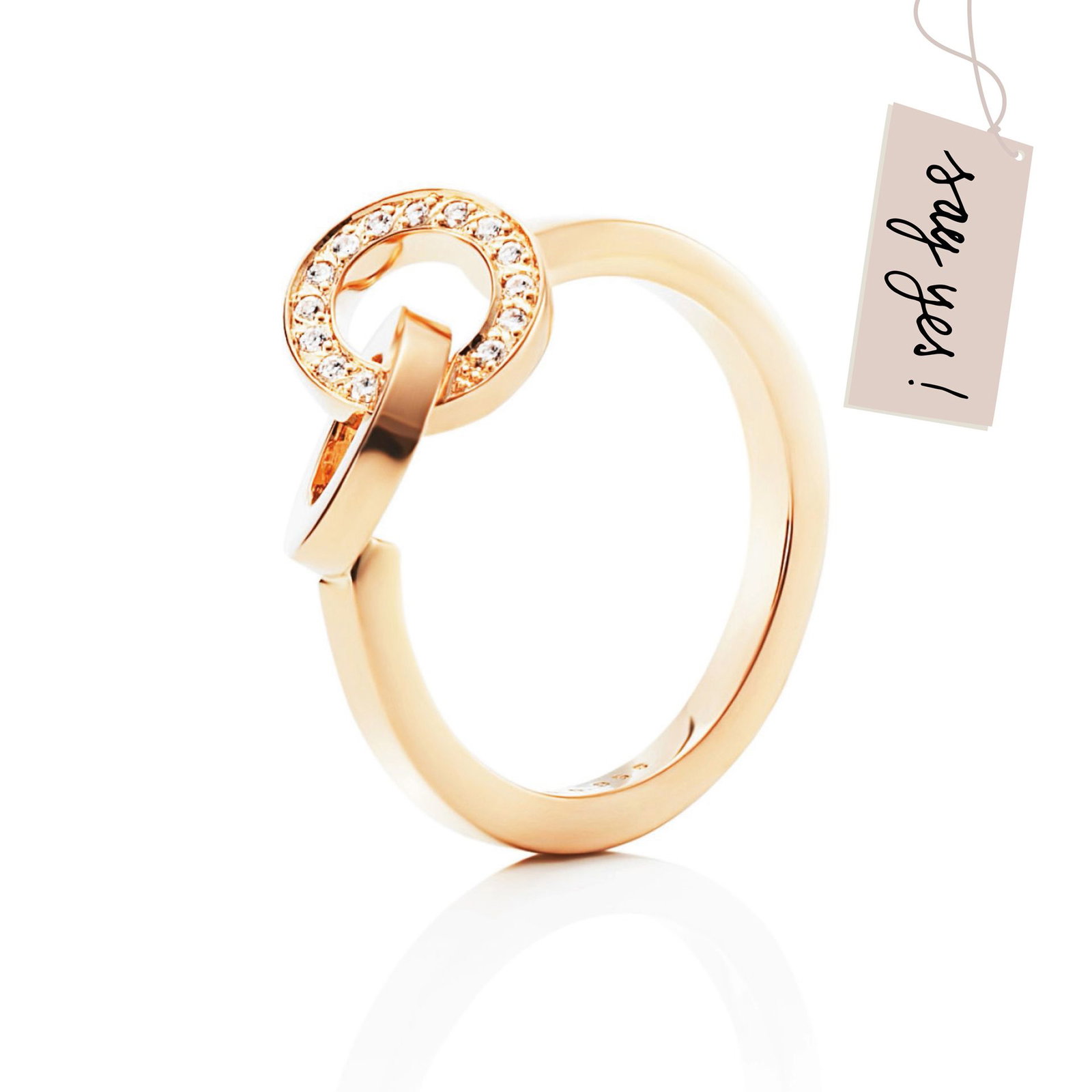 Efva Attling You & Me Ring 17.50 - HYRA RING: GULD