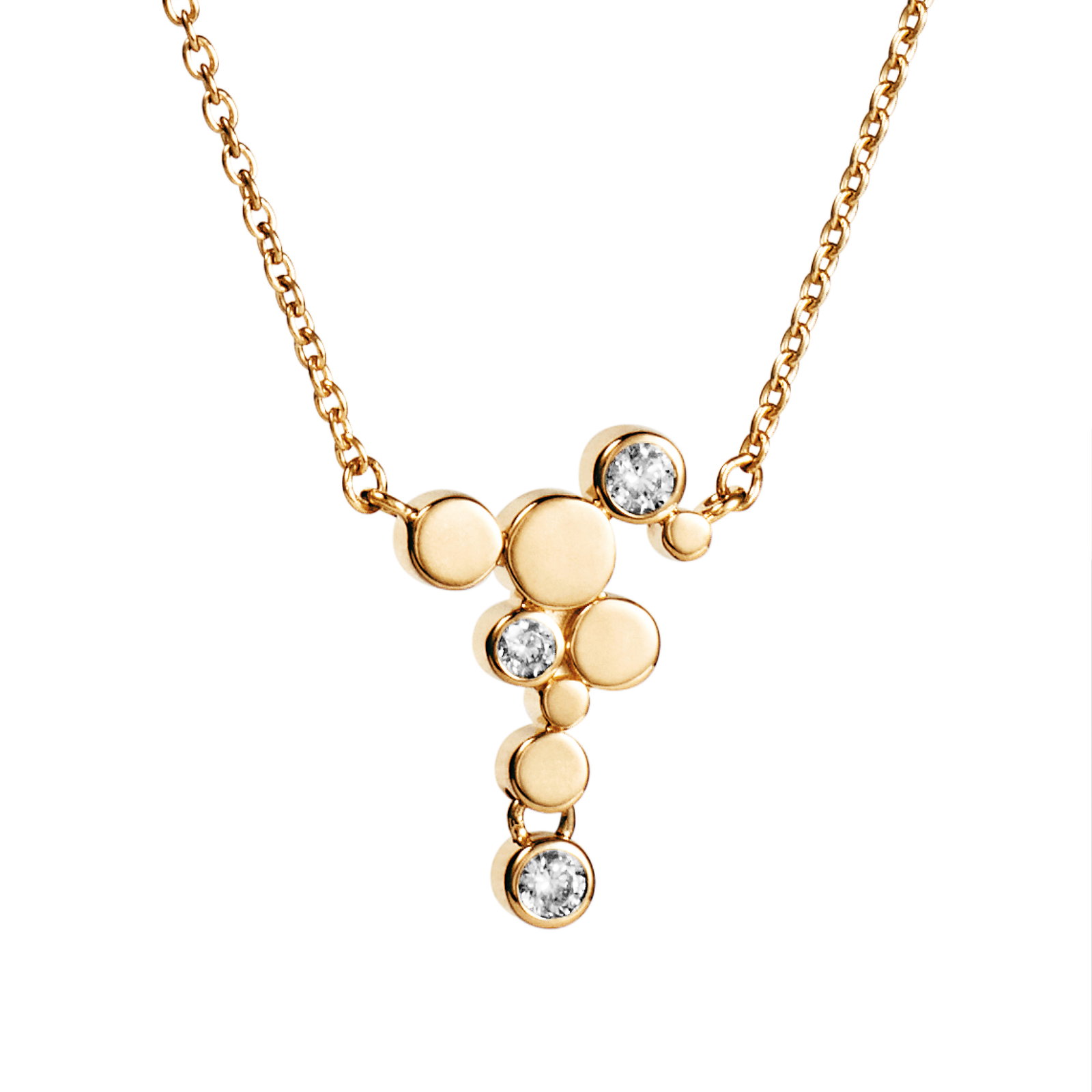 Little Champagne & Stars Necklace