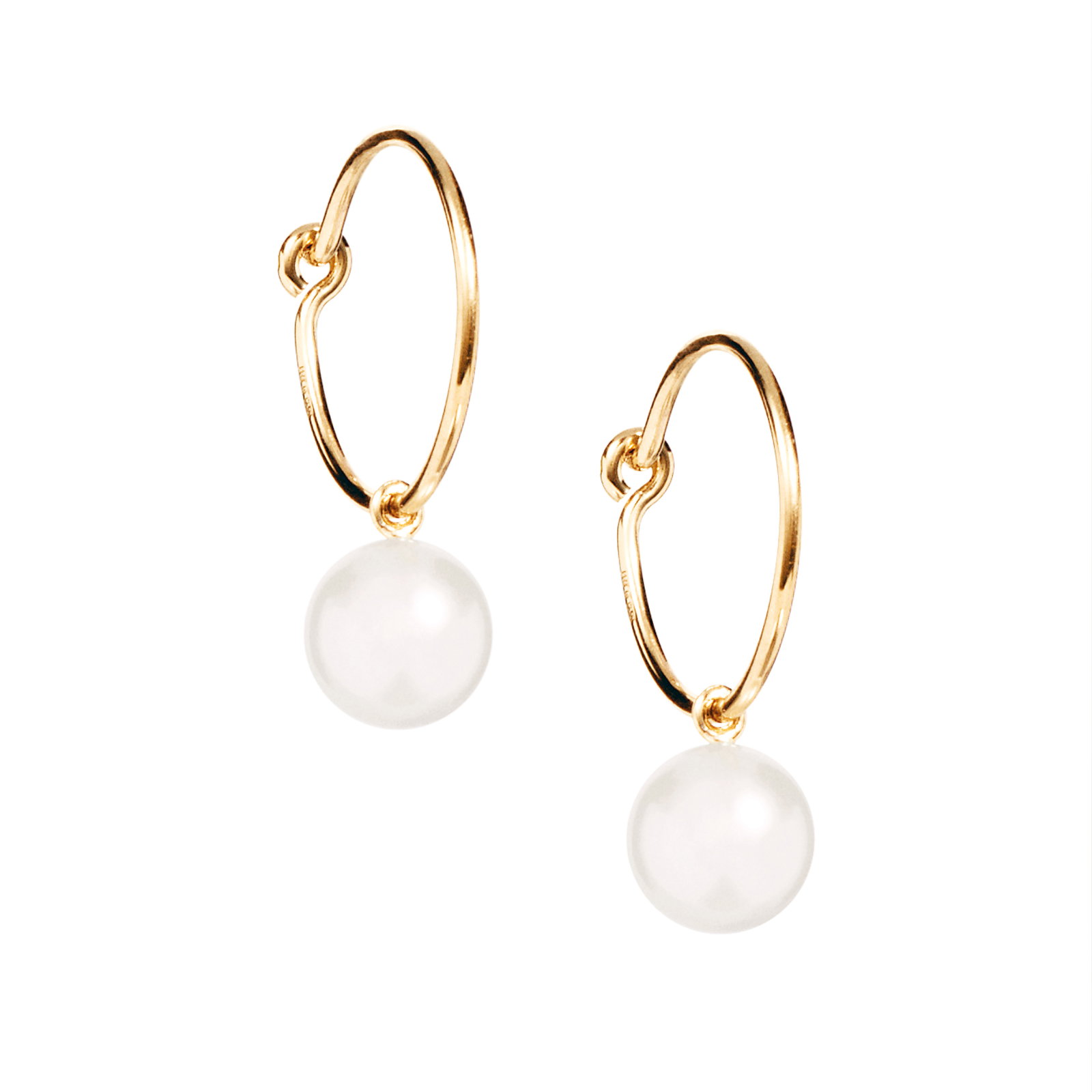 Pop Pearls Hoops
