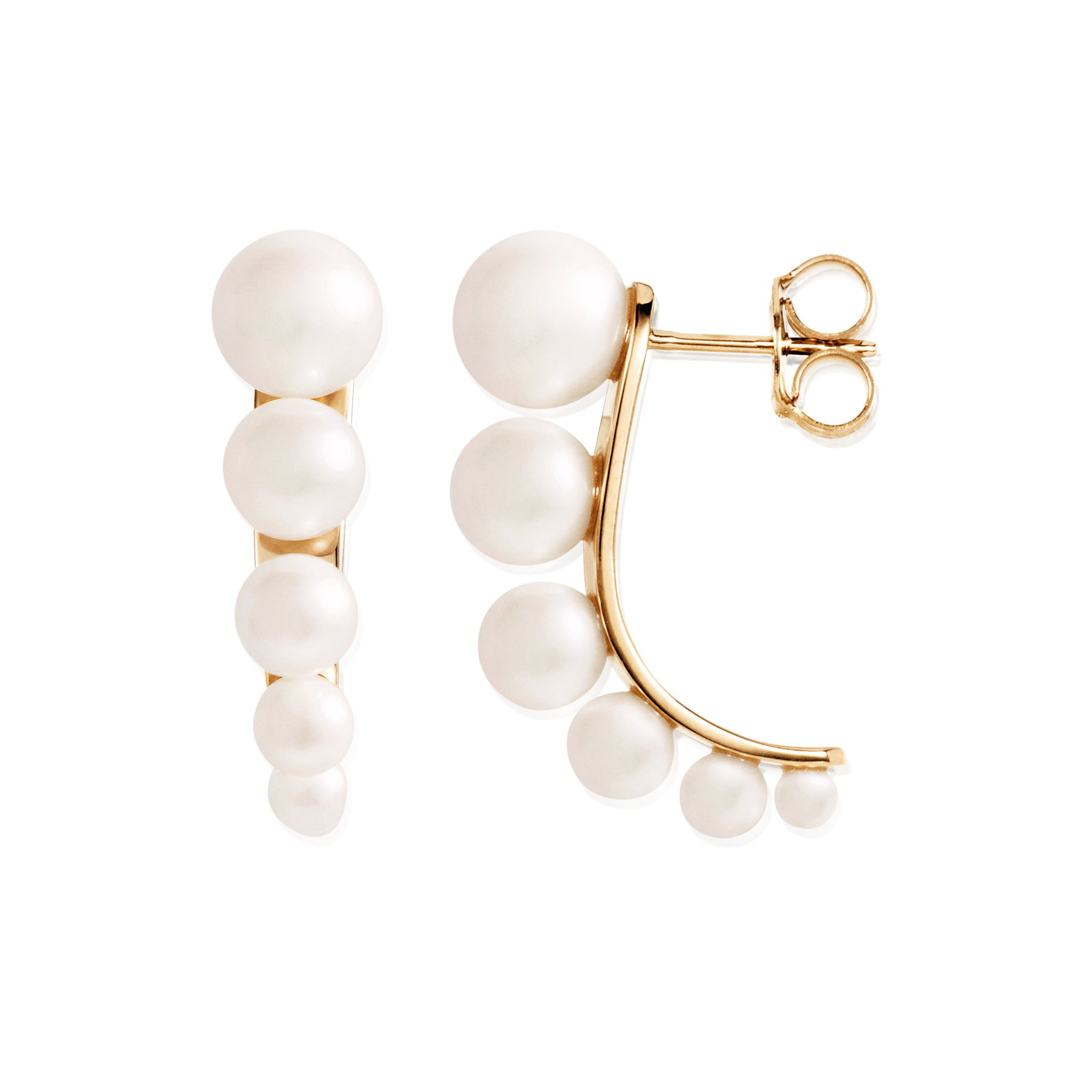 Strings Of Pearls Hoops bild 4