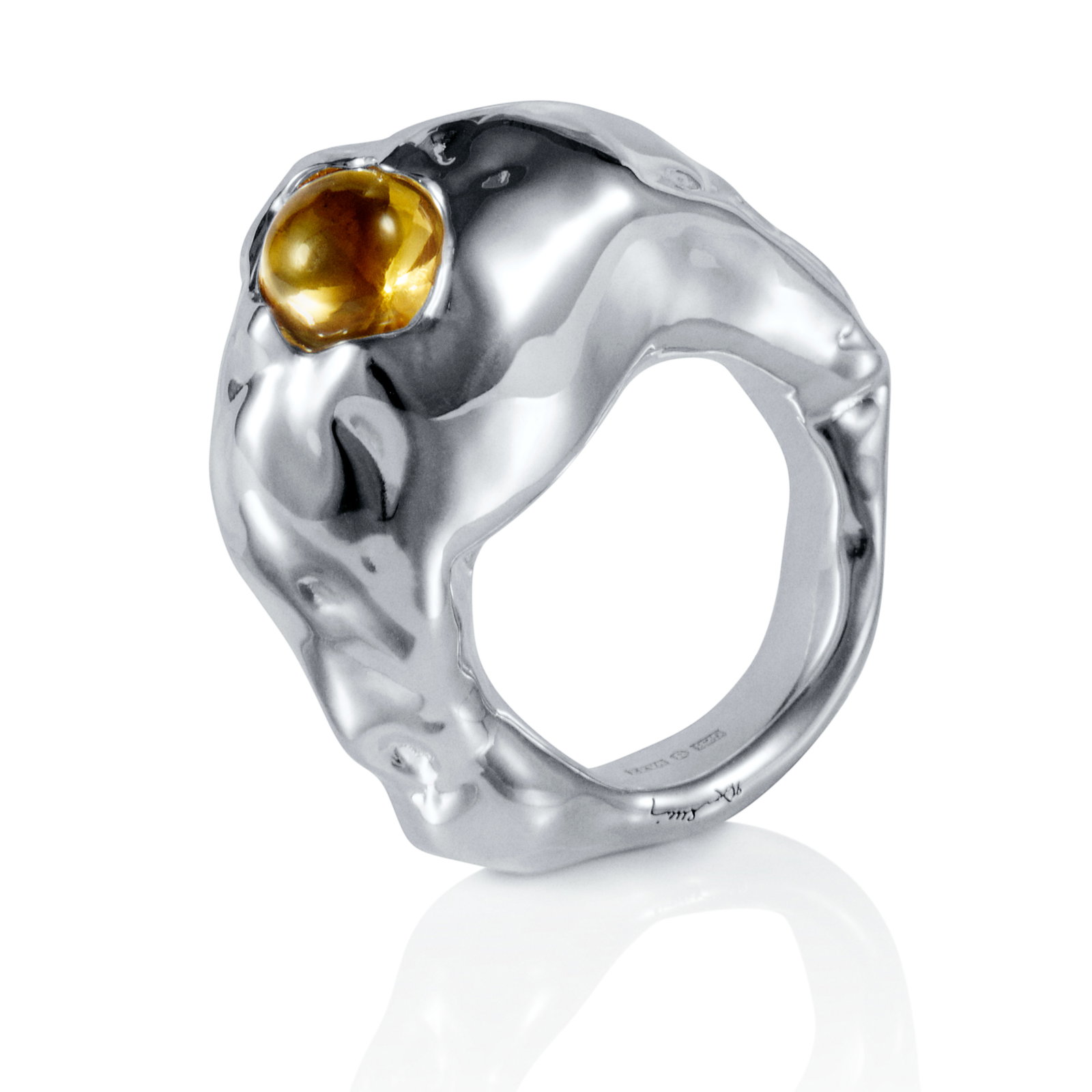 Vulcano Ring - Citrine