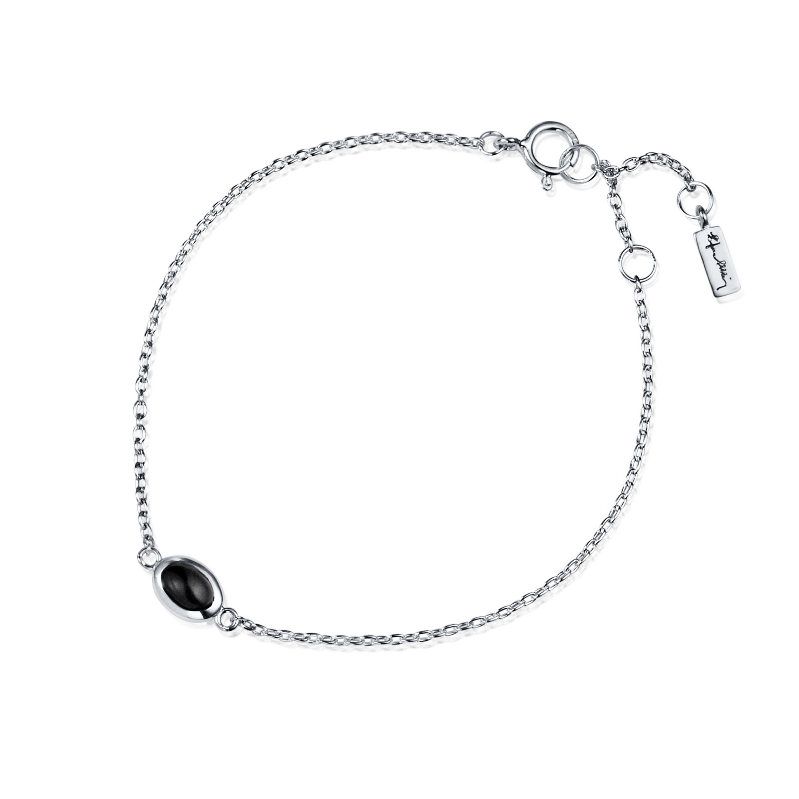 Love Bead Bracelet - Onyx 16/17.5/19