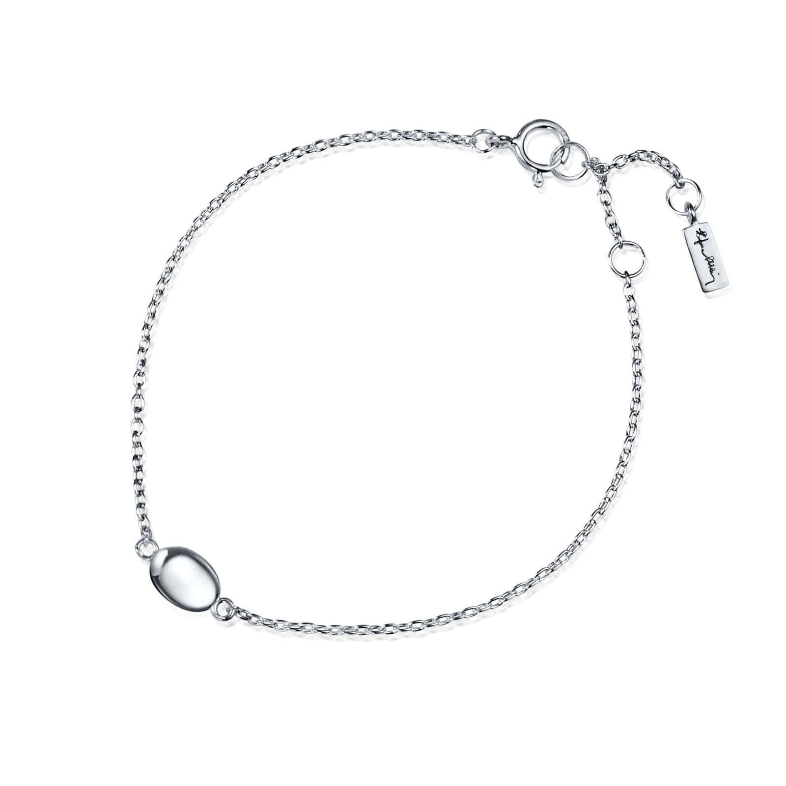 Love Bead Bracelet - Silver 16/17.5/19
