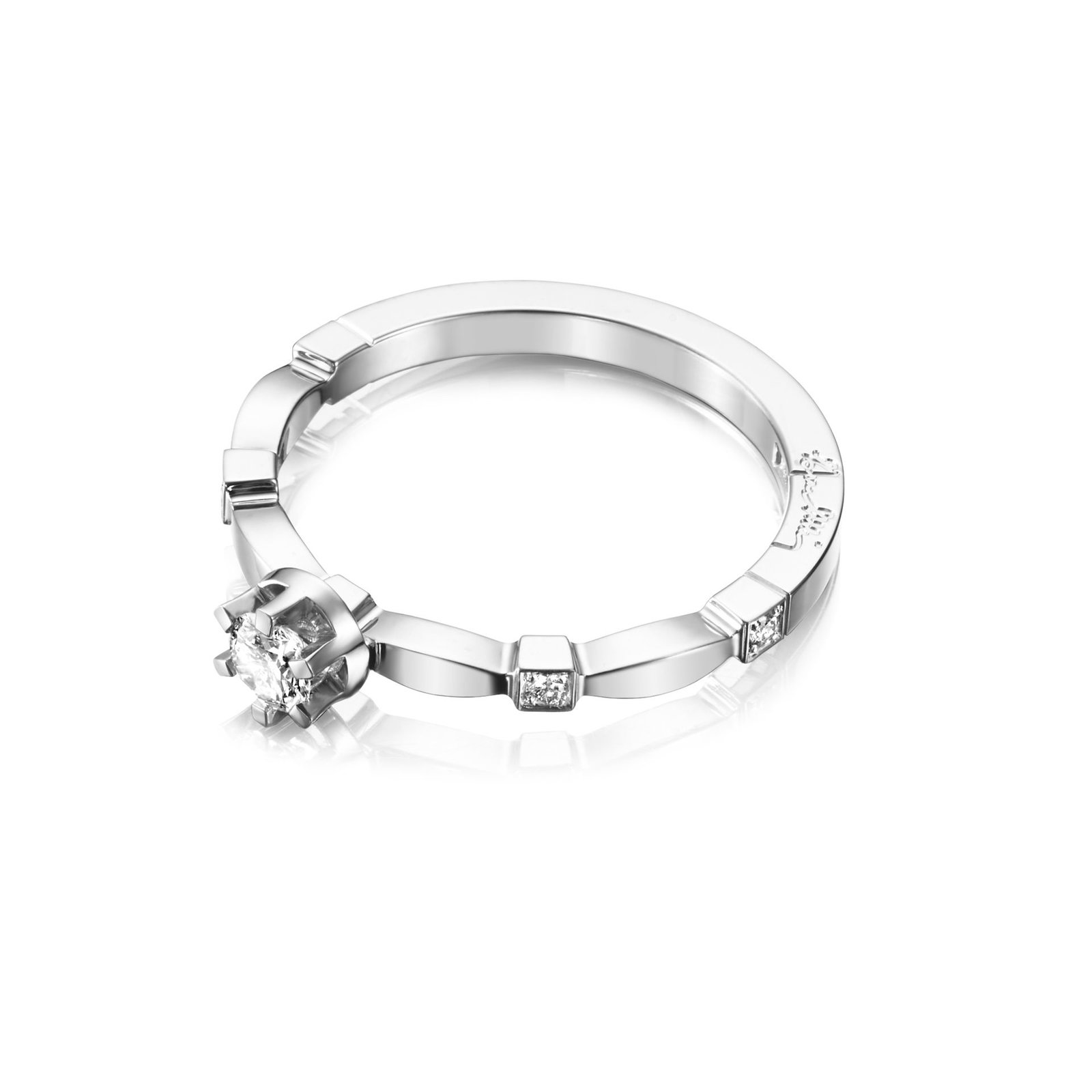 Forget Me Not Star Ring 0.19 ct bild 4