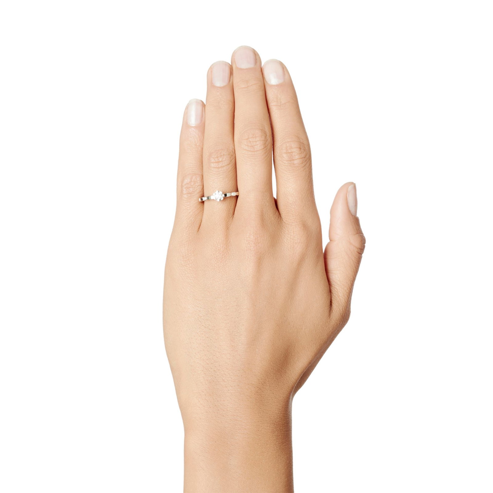 Forget Me Not Star Ring 0.19 ct bild 7