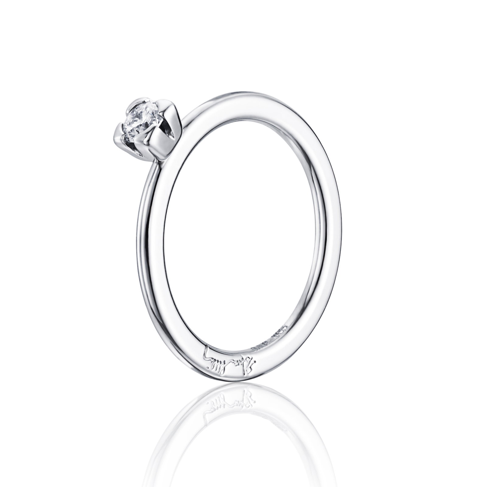 Efva Attling Love Bead Wedding Ring 0.19 ct 19.25 - PLATINA