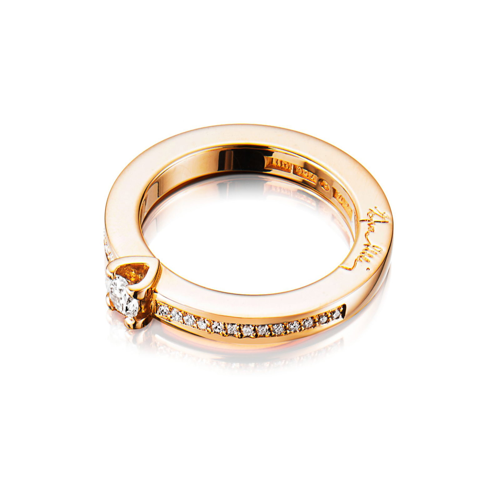 Heart To Heart Ring 0.19 ct bild 4