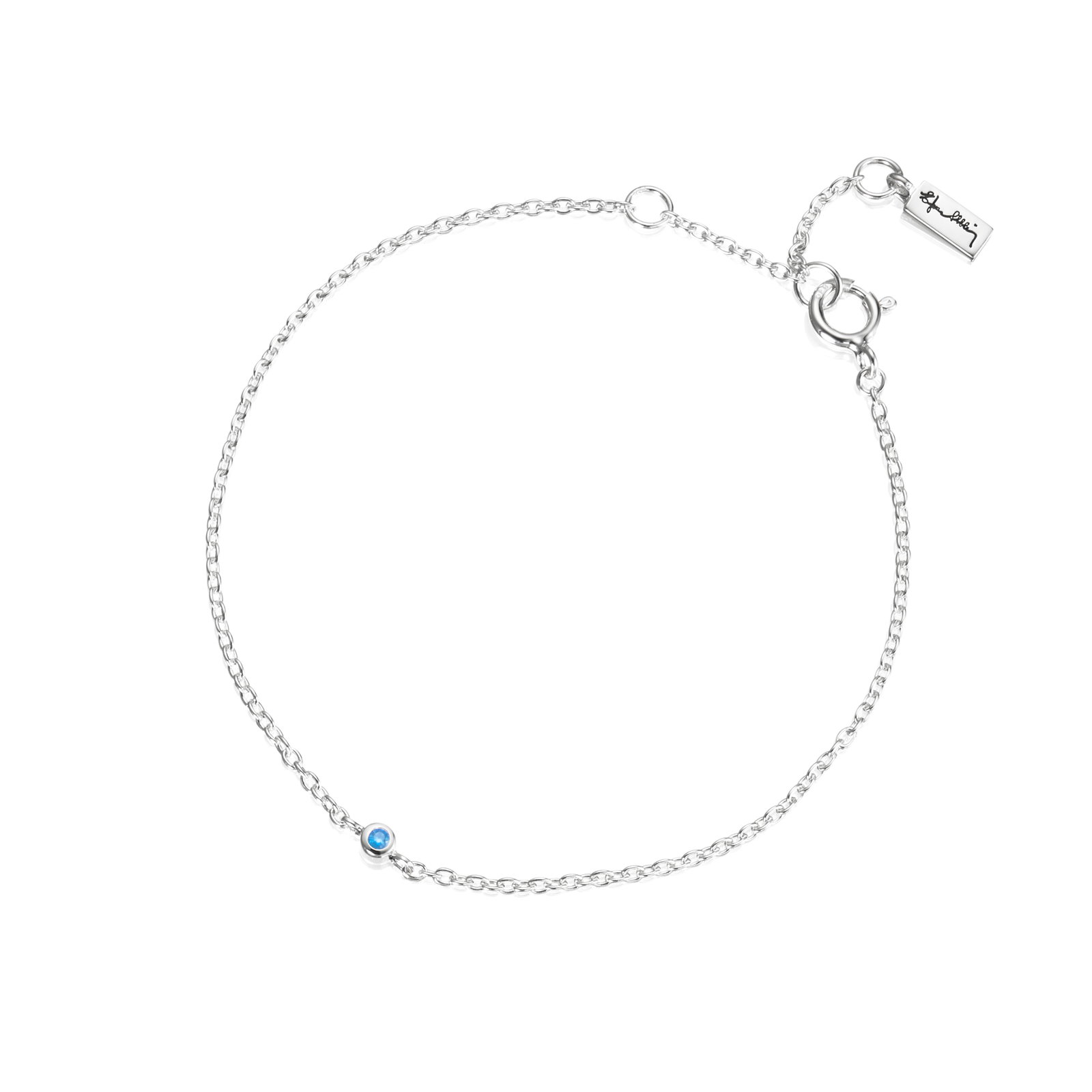 Micro Blink Bracelet - Blue Topaz 16/17.5/19