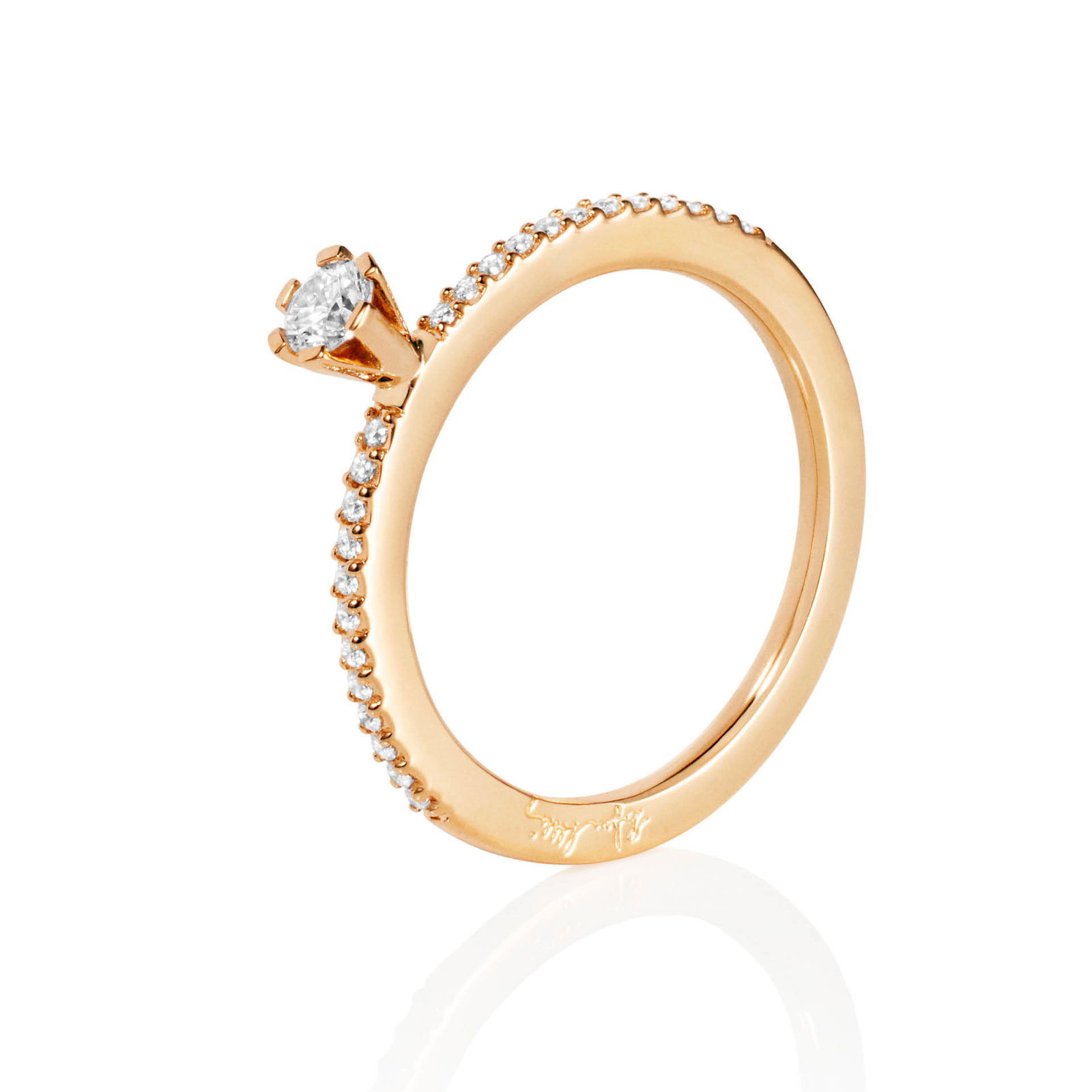 Efva Attling High On Love & Stars Ring 0.19 ct 17.00 - GULD