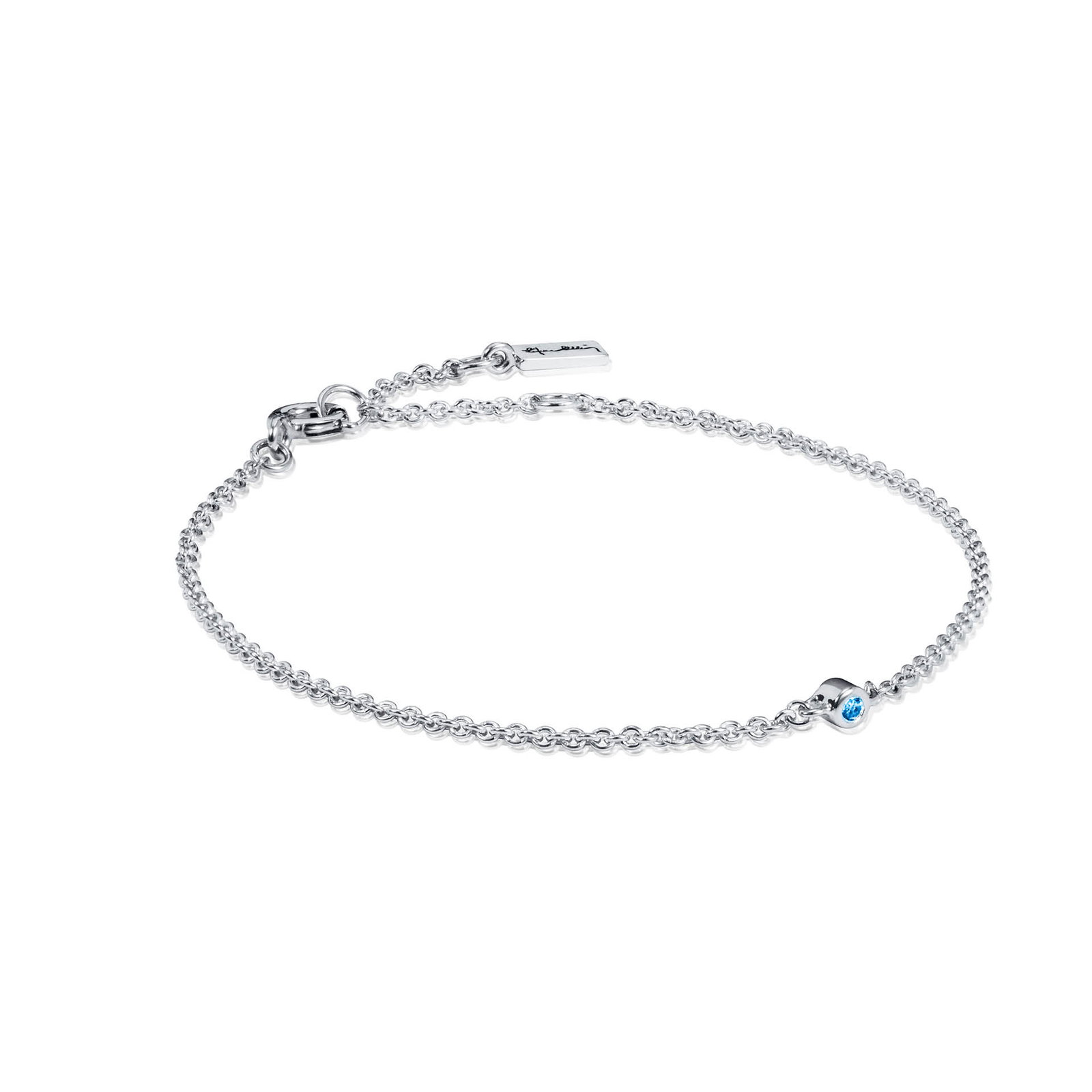Micro Blink Bracelet - Blue Topaz 16/17.5/19 CM bild 3