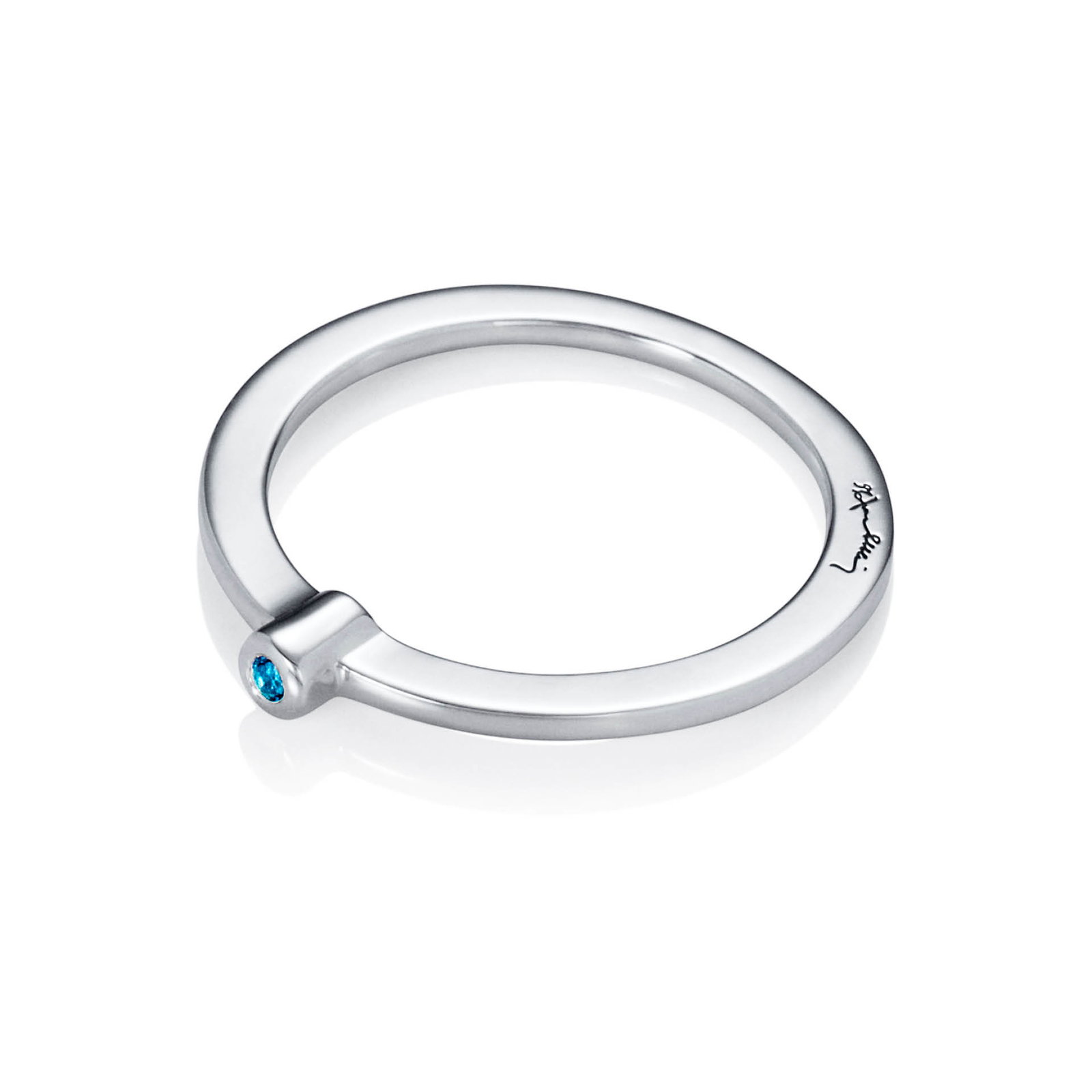 Micro Blink Ring - Blue Topaz bild 2