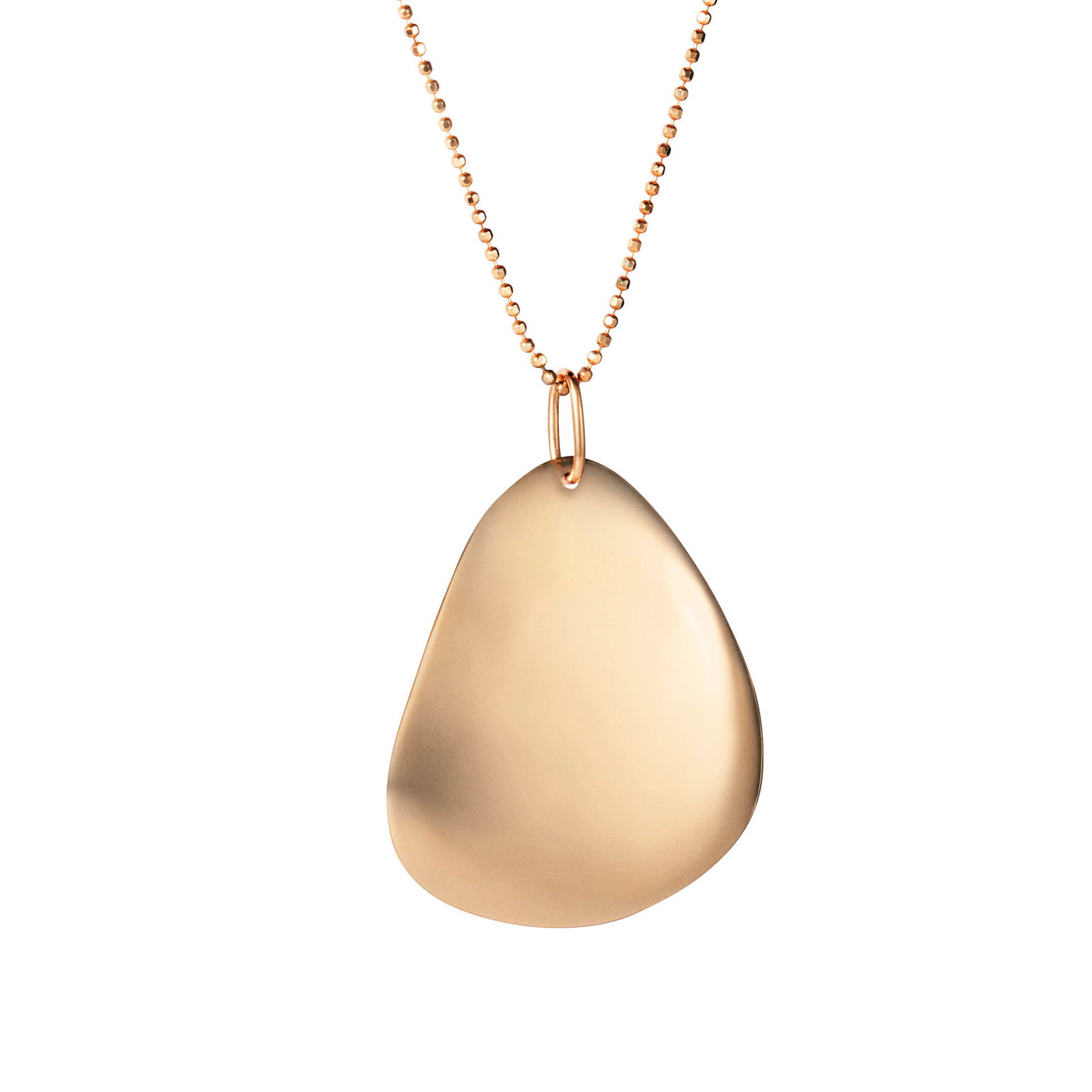 Efva Attling Rose Petal Pendant 45 CM - GULD