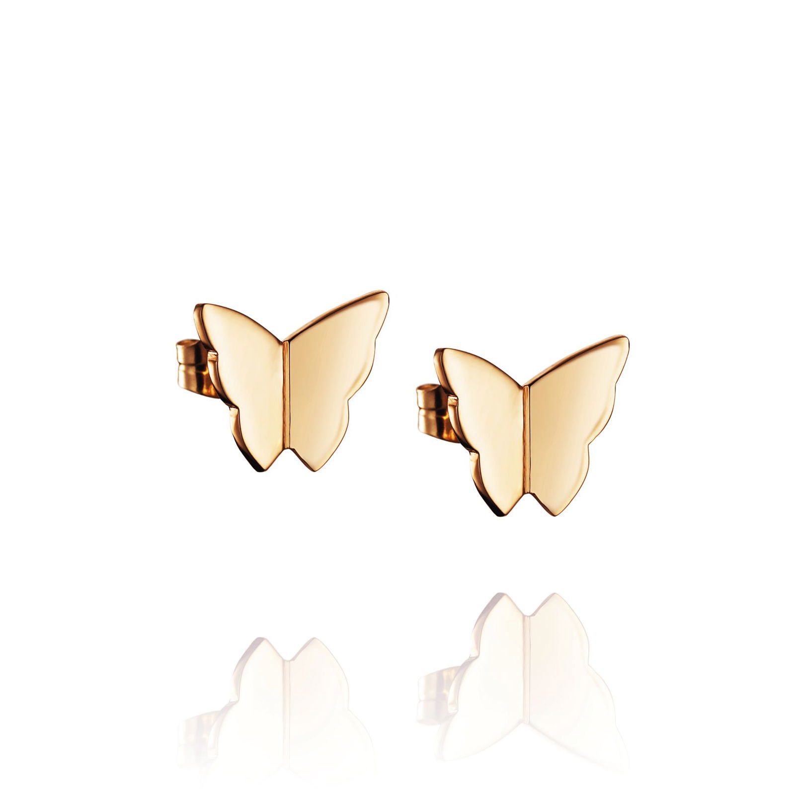 Alternativ bild 0 för Little Miss Butterfly Örhänge Guld