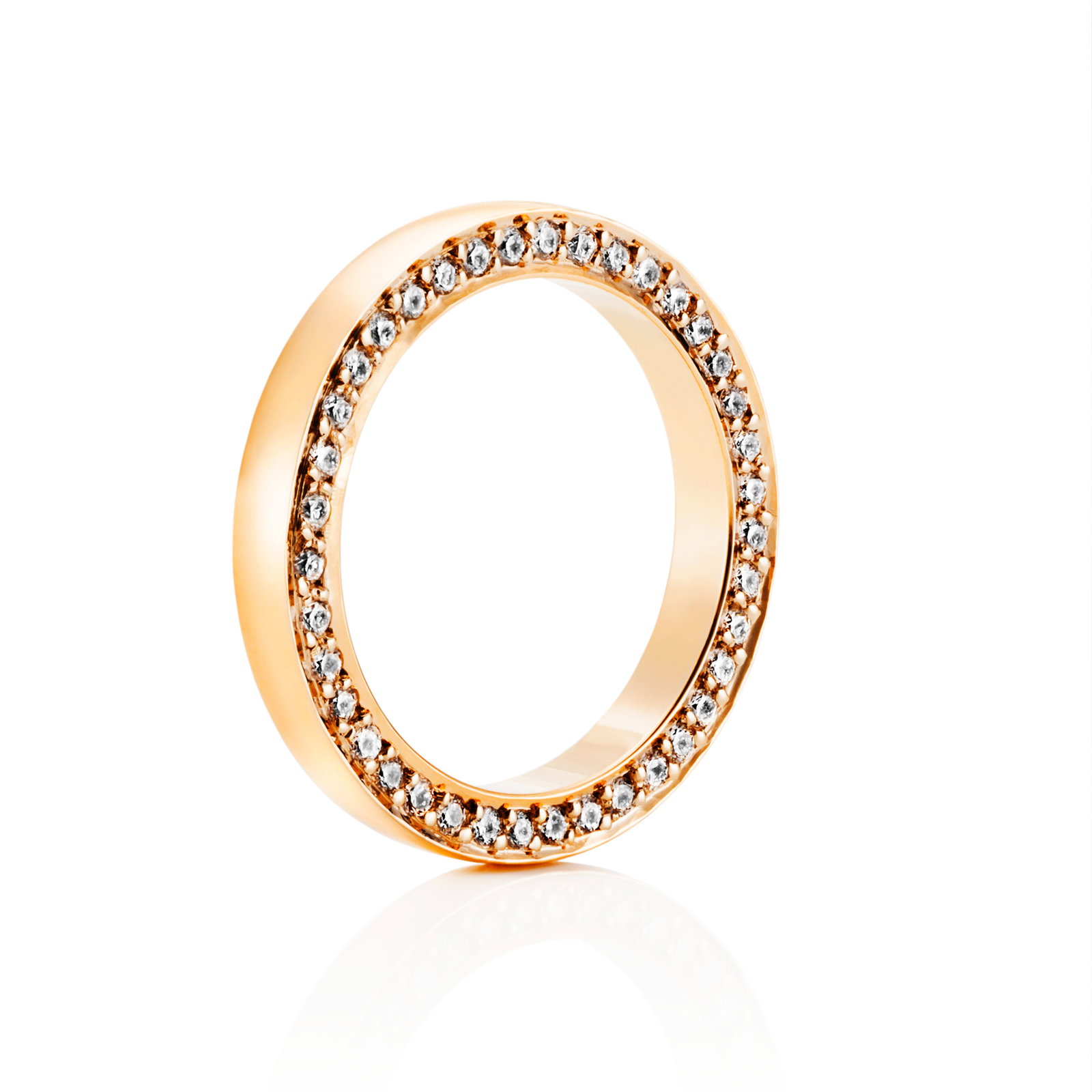 Efva Attling Half Round & Stars On Side Ring 18.50 - GULD