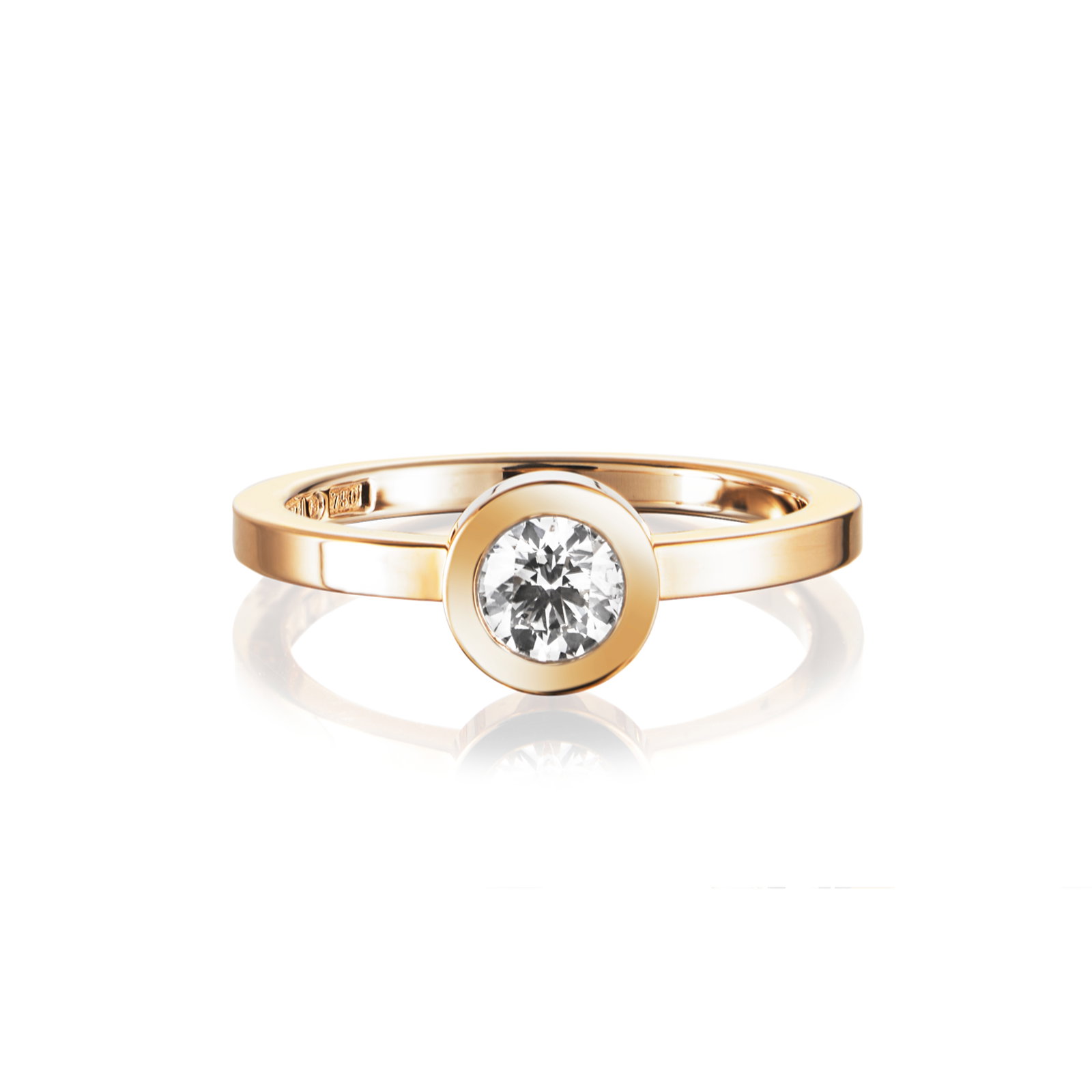 Efva Attling The Wedding Thin Ring 0.40 ct 19.75 - GULD