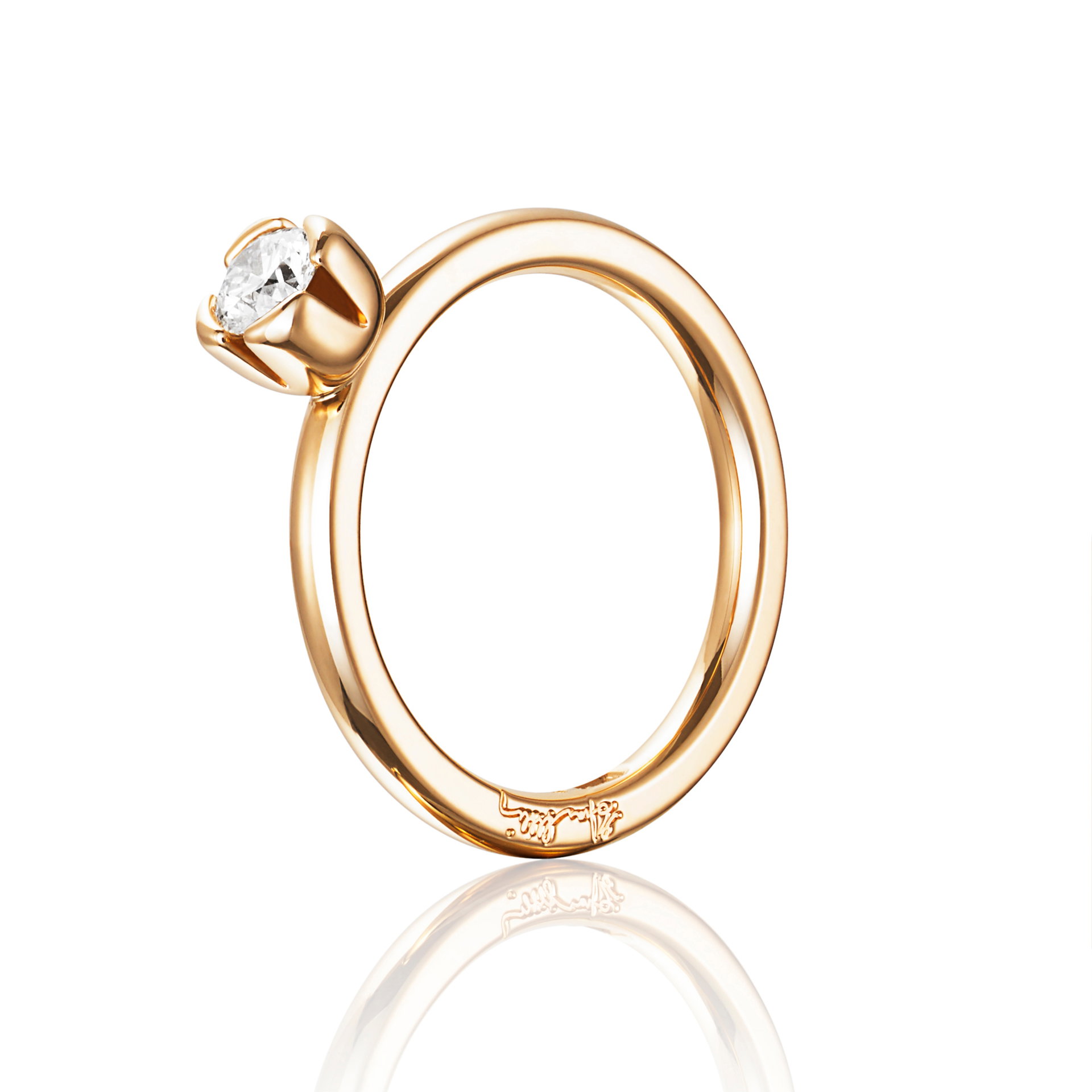 Love Bead Wedding Ring 0.30 ct bild 3