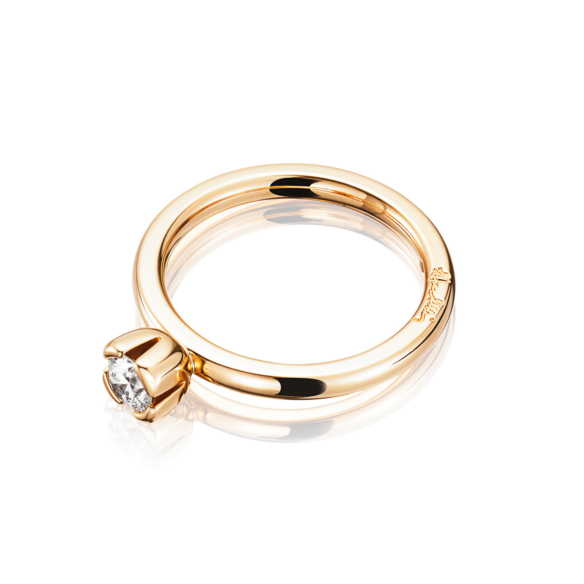 Love Bead Wedding Ring 0.30 ct bild 4