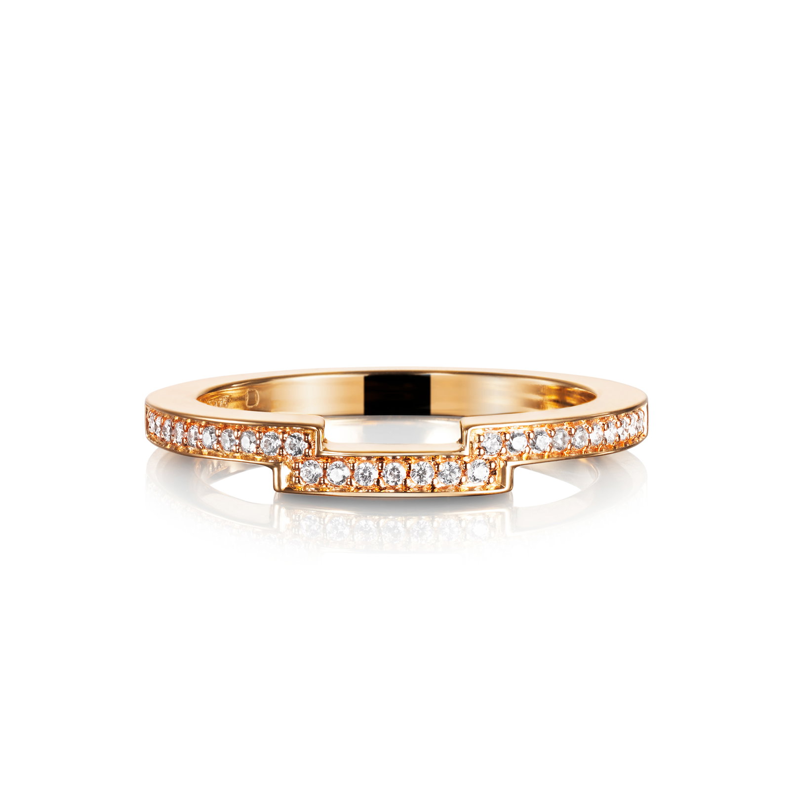 Efva Attling Deco Thin Ring 18.75 - GULD