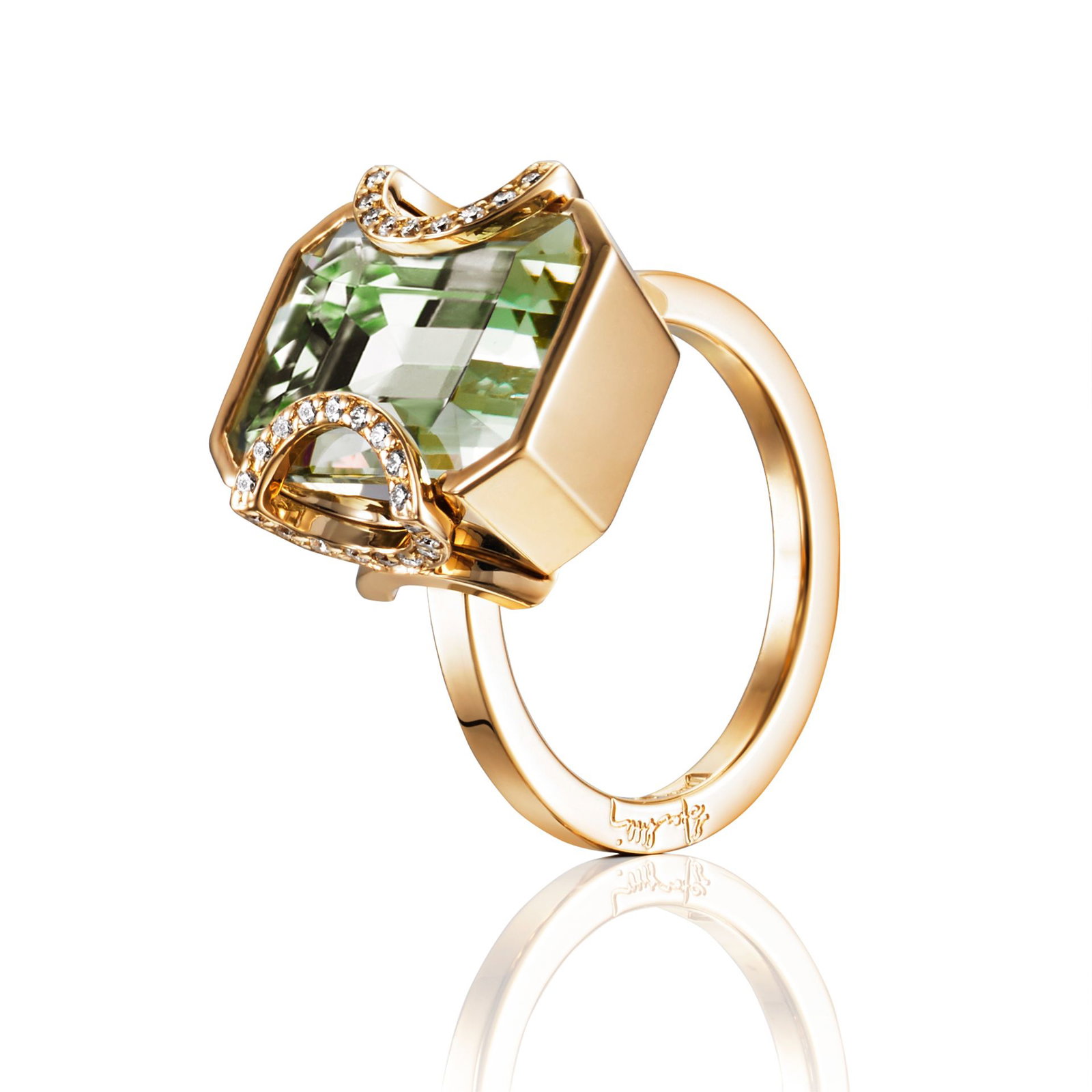 Little Magic Star Ring - Green Quartz bild 3