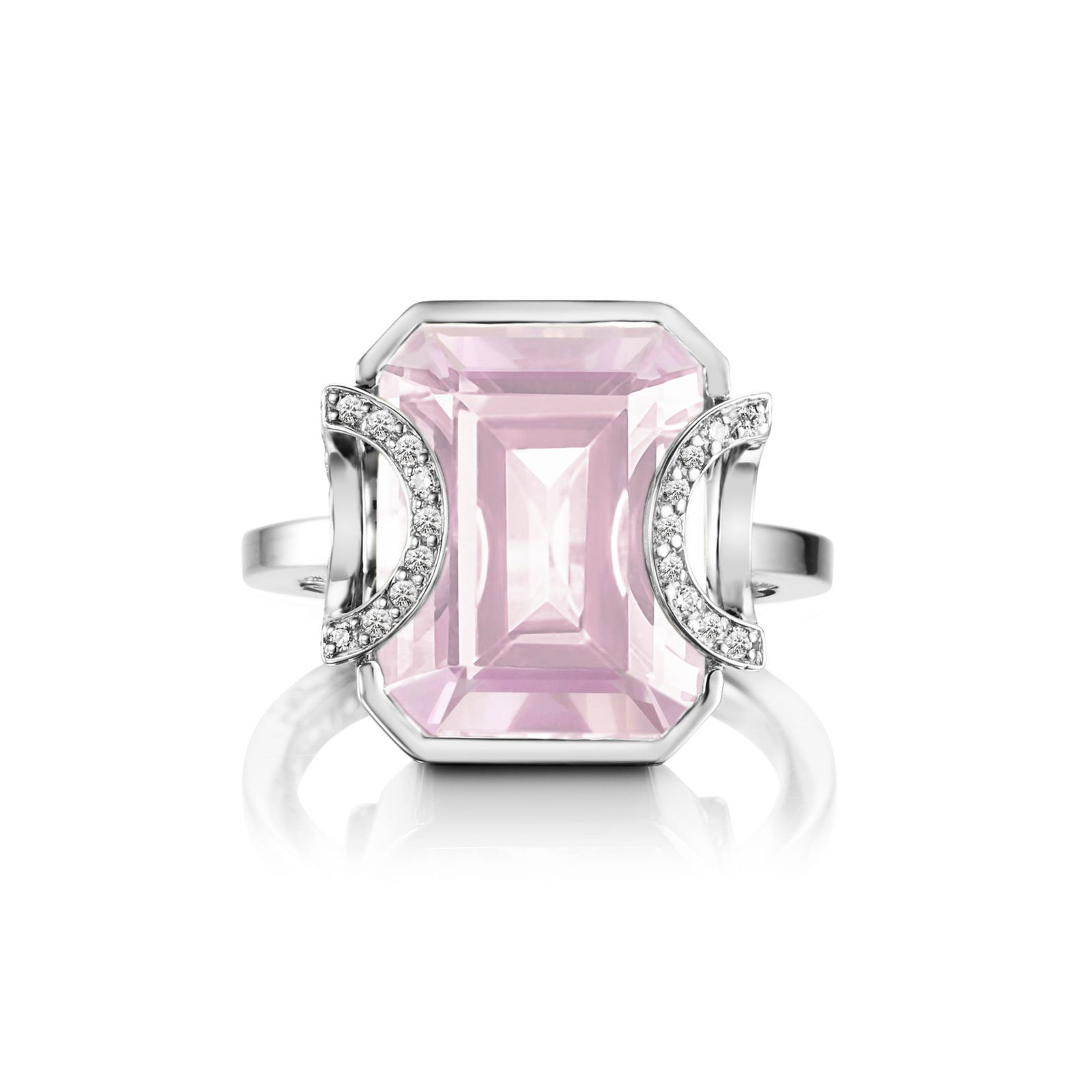 Little Magic Star Ring - Rose Quartz.