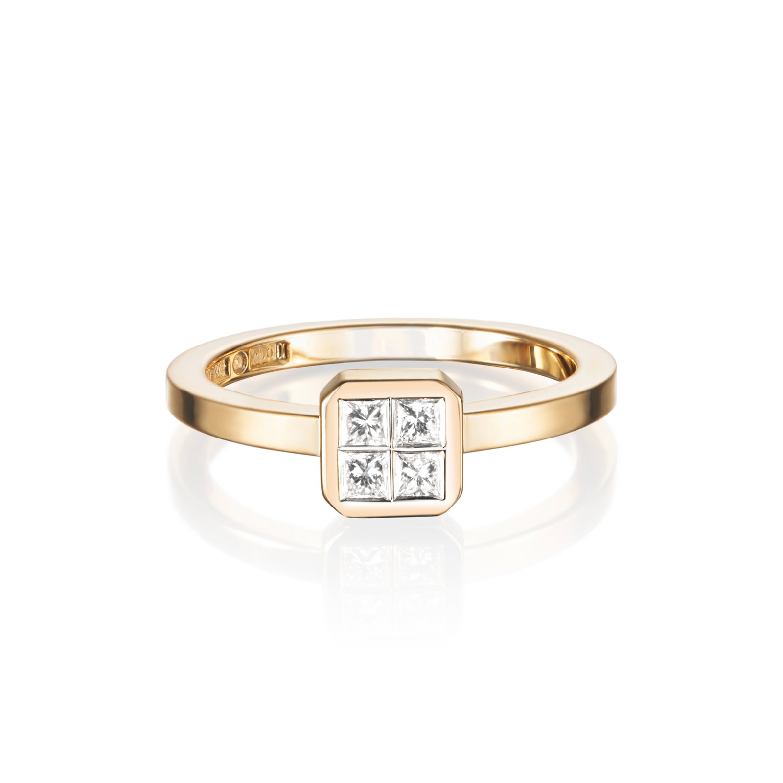 Efva Attling 4 Love Ring 0.20 ct 15.50 - GULD