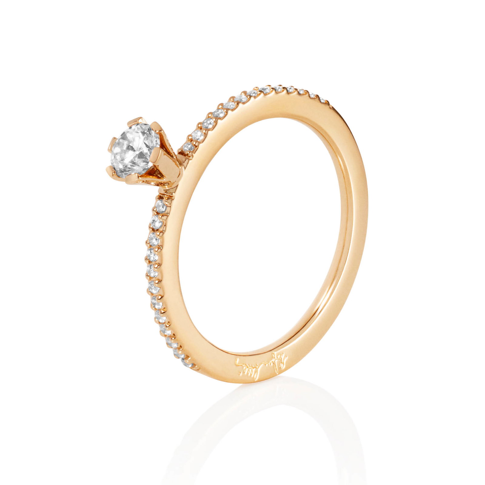 Efva Attling High On Love & Stars Ring 0.30 ct 16.75 - GULD
