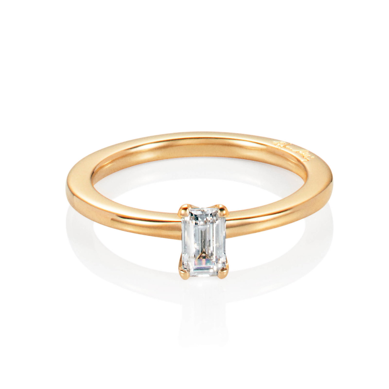 Efva Attling Emerald Star Ring 0.40 ct 19.75 - GULD