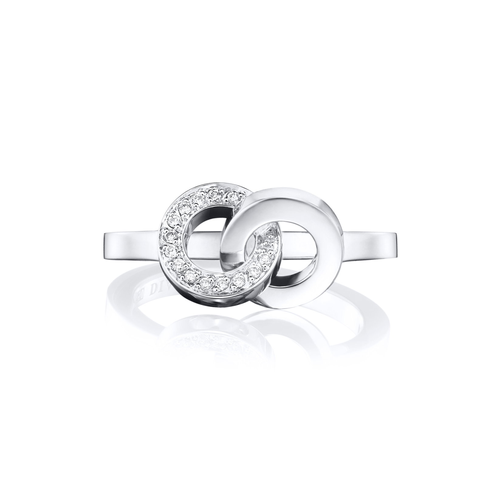 Efva Attling You & Me Ring 20.25 - VITGULD