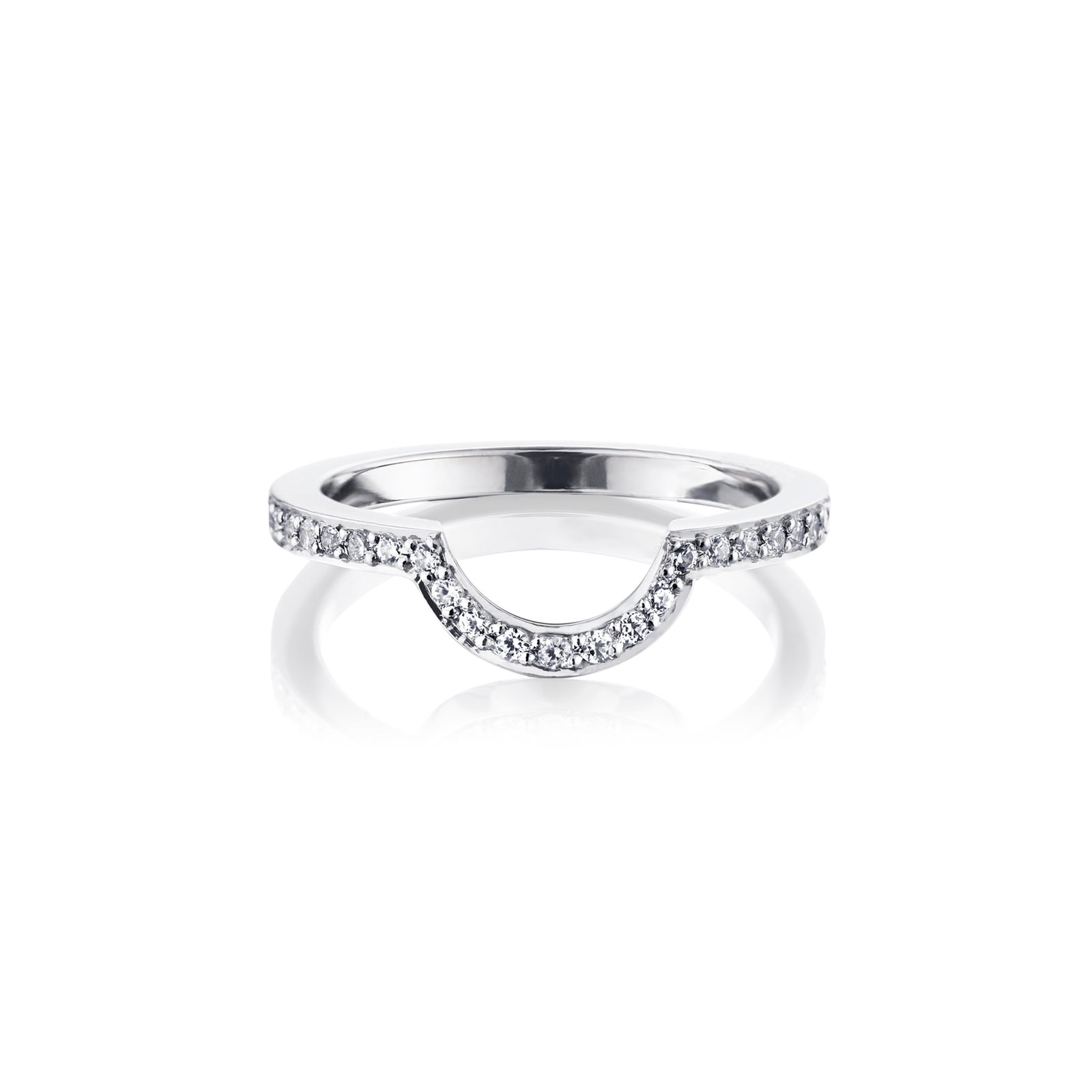 Efva Attling You & Me Too Ring 17.25 - VITGULD