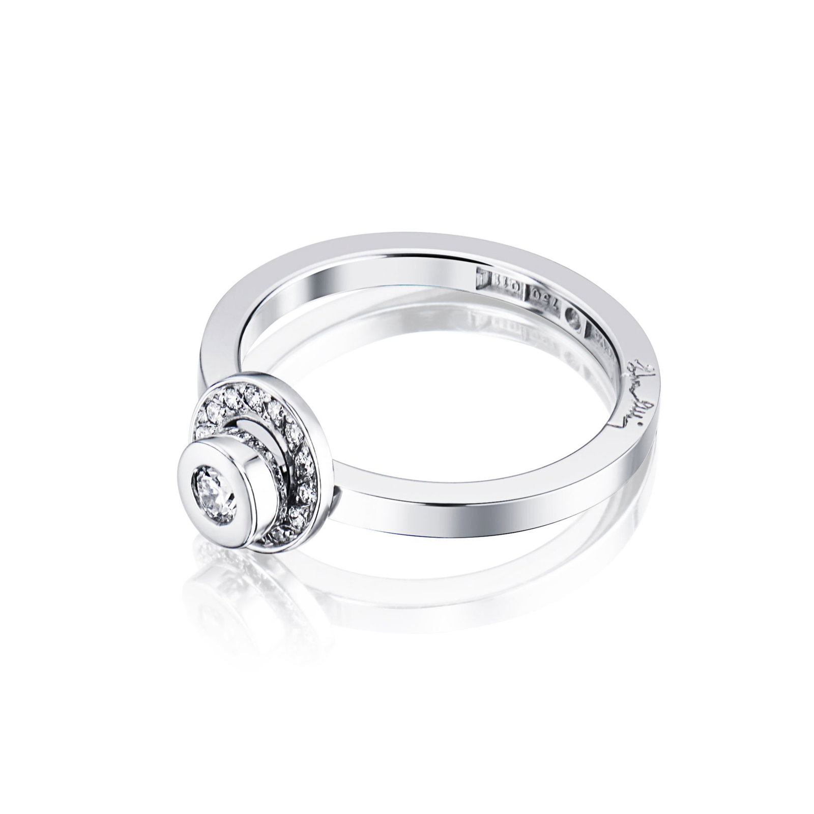 AVO Wedding Ring 0.12 ct bild 3