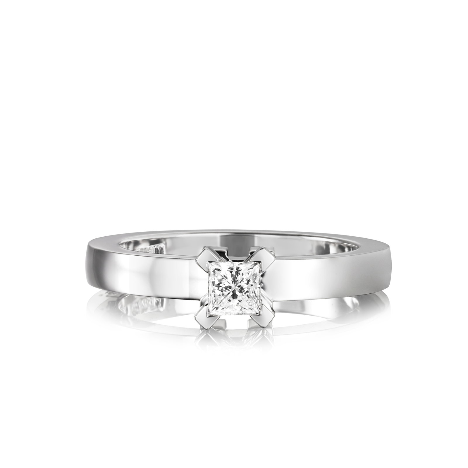 Efva Attling Dolce Vita Princess Ring 0.30 ct 16.50 - VITGULD