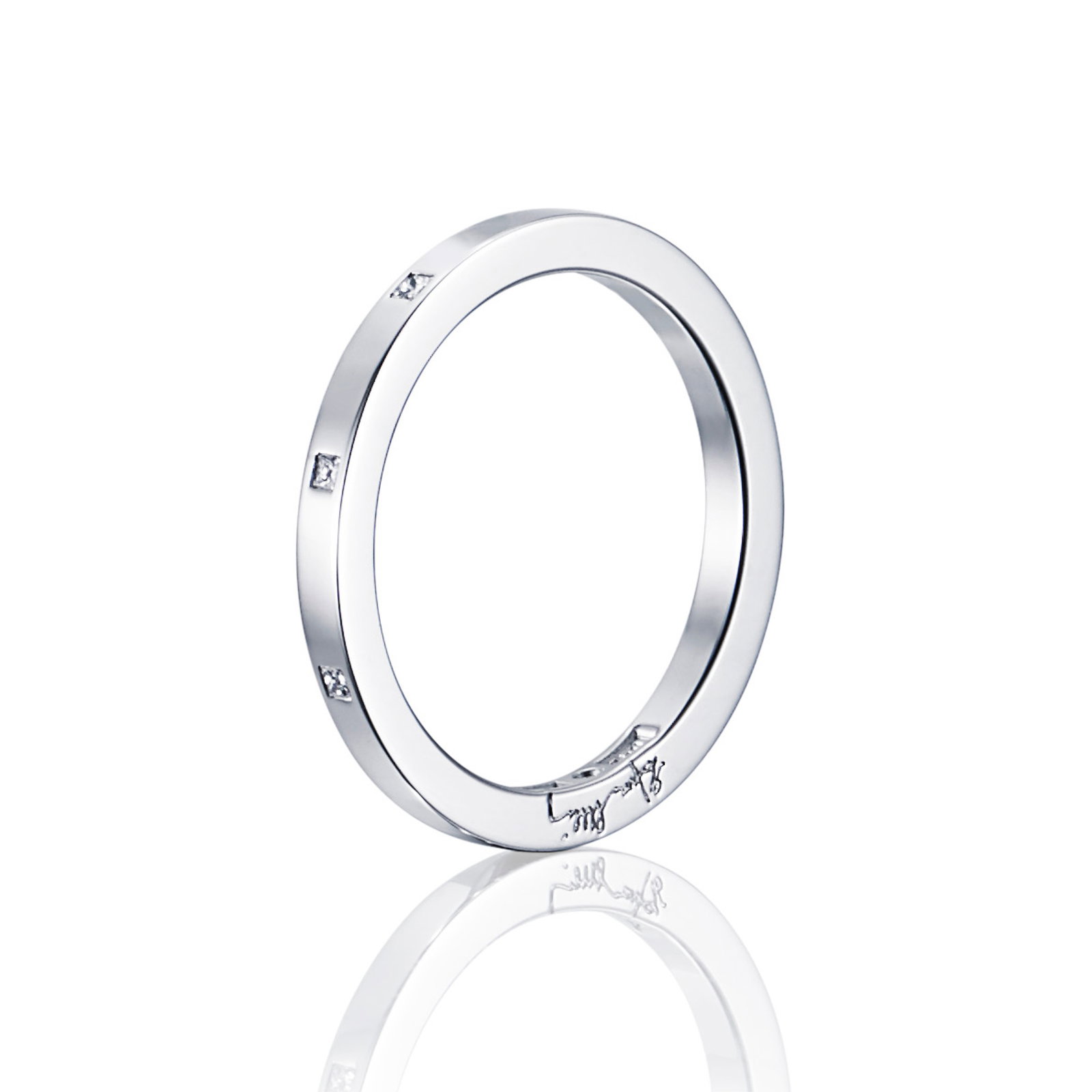 Efva Attling Thin & I Love You On Top Ring 18.00 - VITGULD